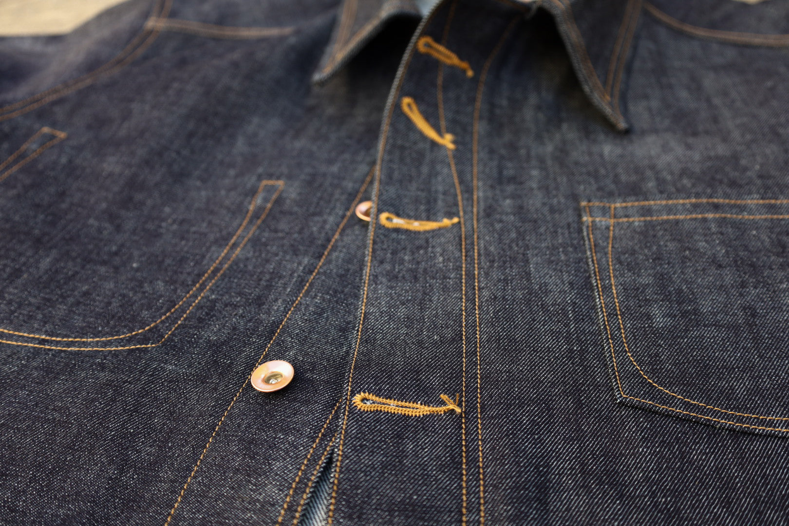 14oz Deep Indigo Selvedge Chore