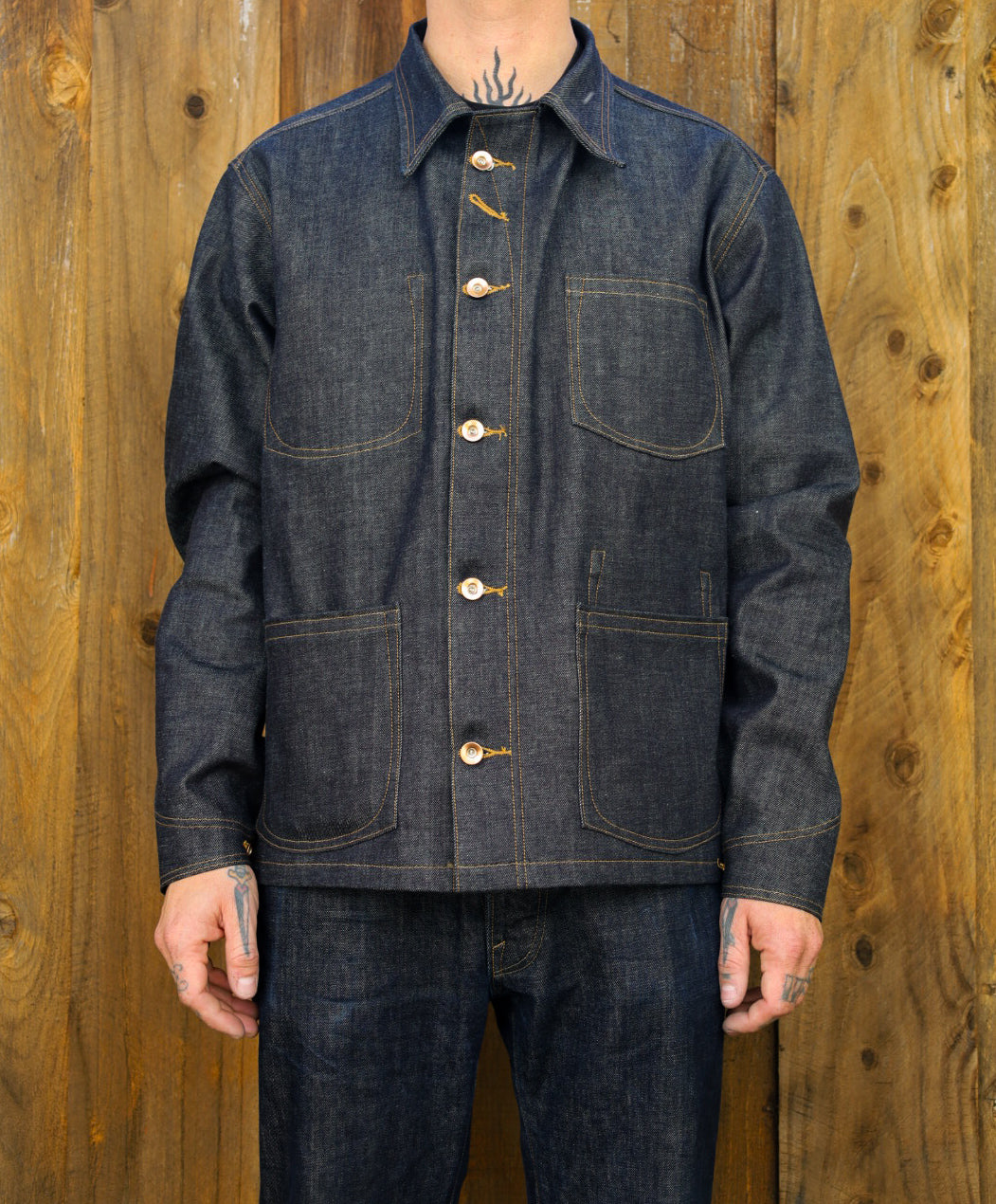 14oz Deep Indigo Selvedge Chore