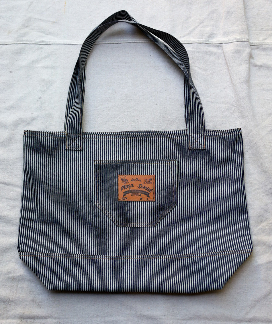 11oz Hickory Stripe Denim Tote