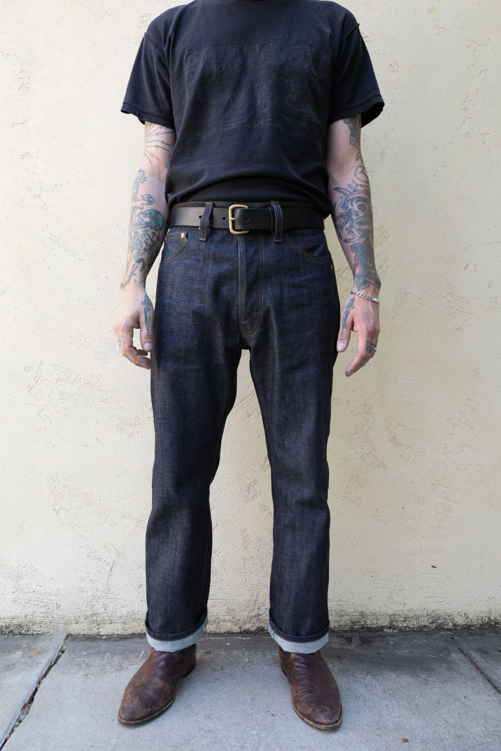 14.5oz Deep Indigo Selvedge - Straight - PD0089