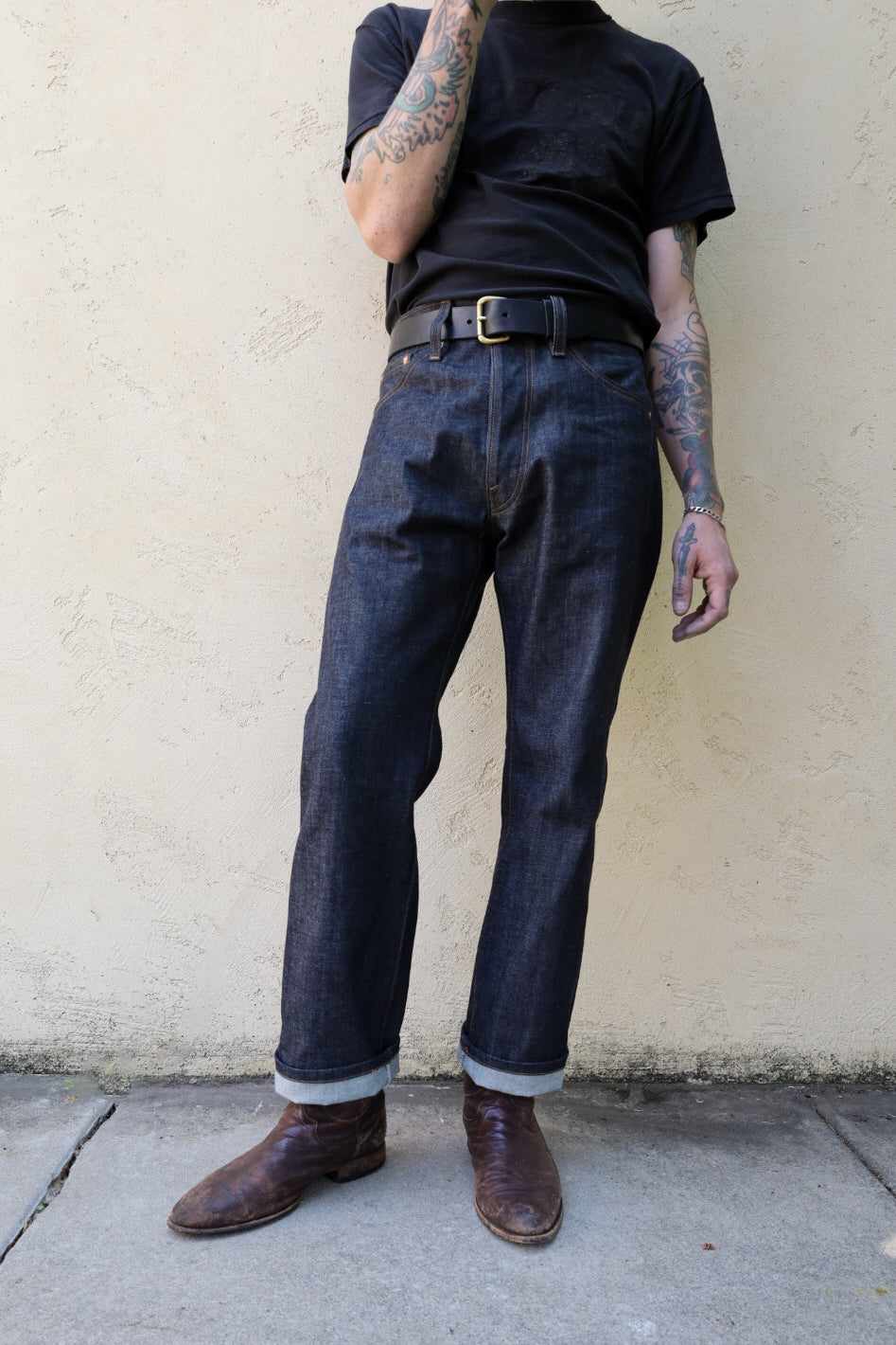 14.5oz Deep Indigo Selvedge - Straight - PD0089