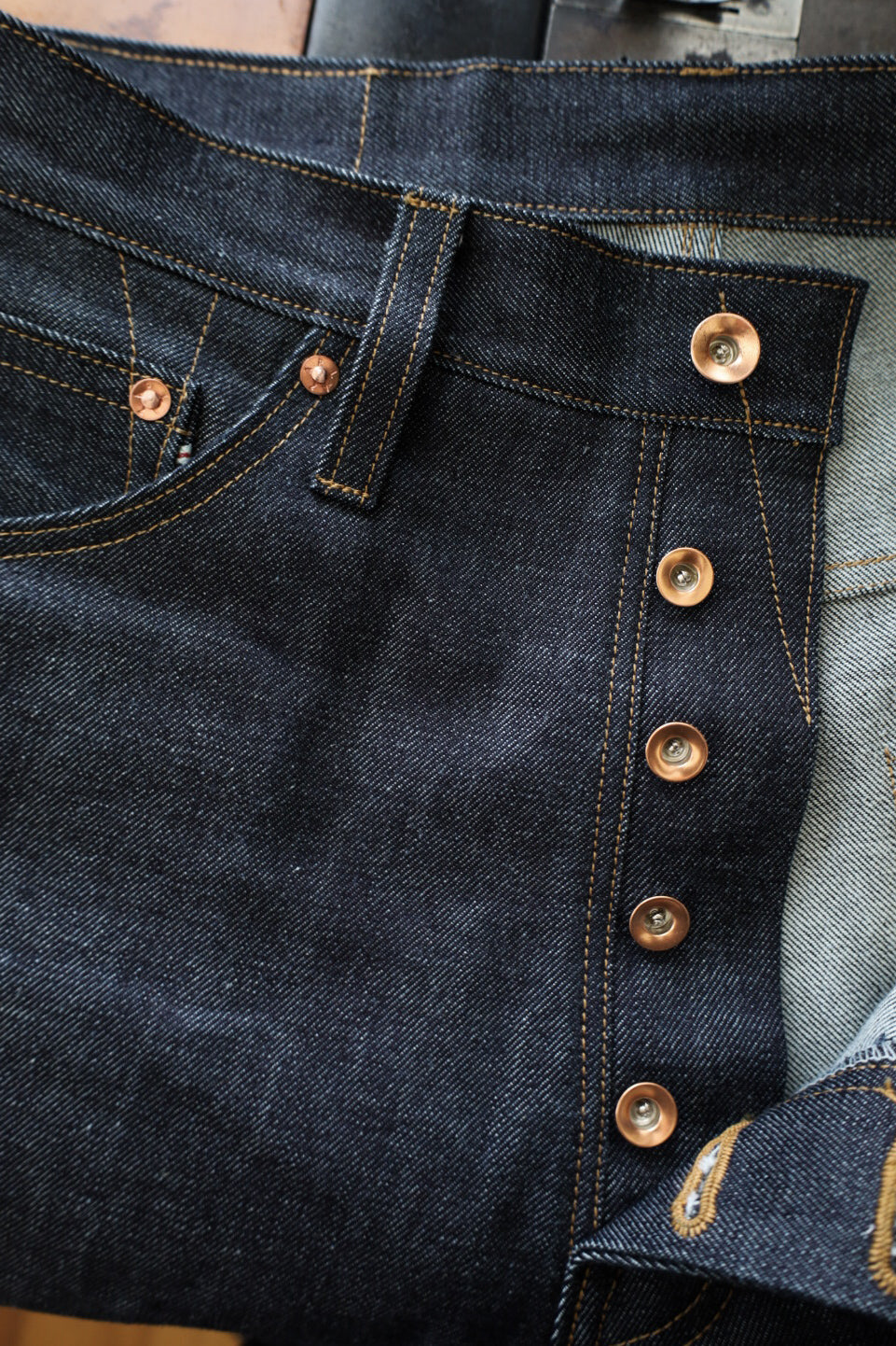 14.5oz Deep Indigo Selvedge - Straight - PD0089