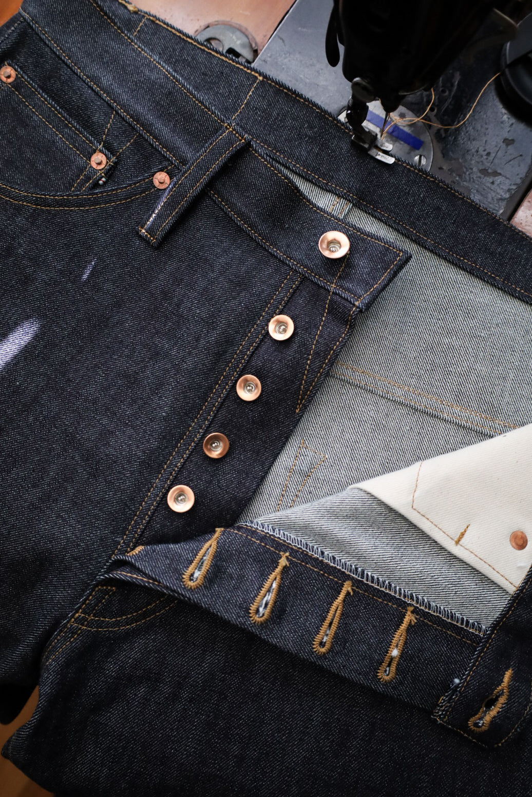 14.5oz Deep Indigo Selvedge - Straight - PD0089