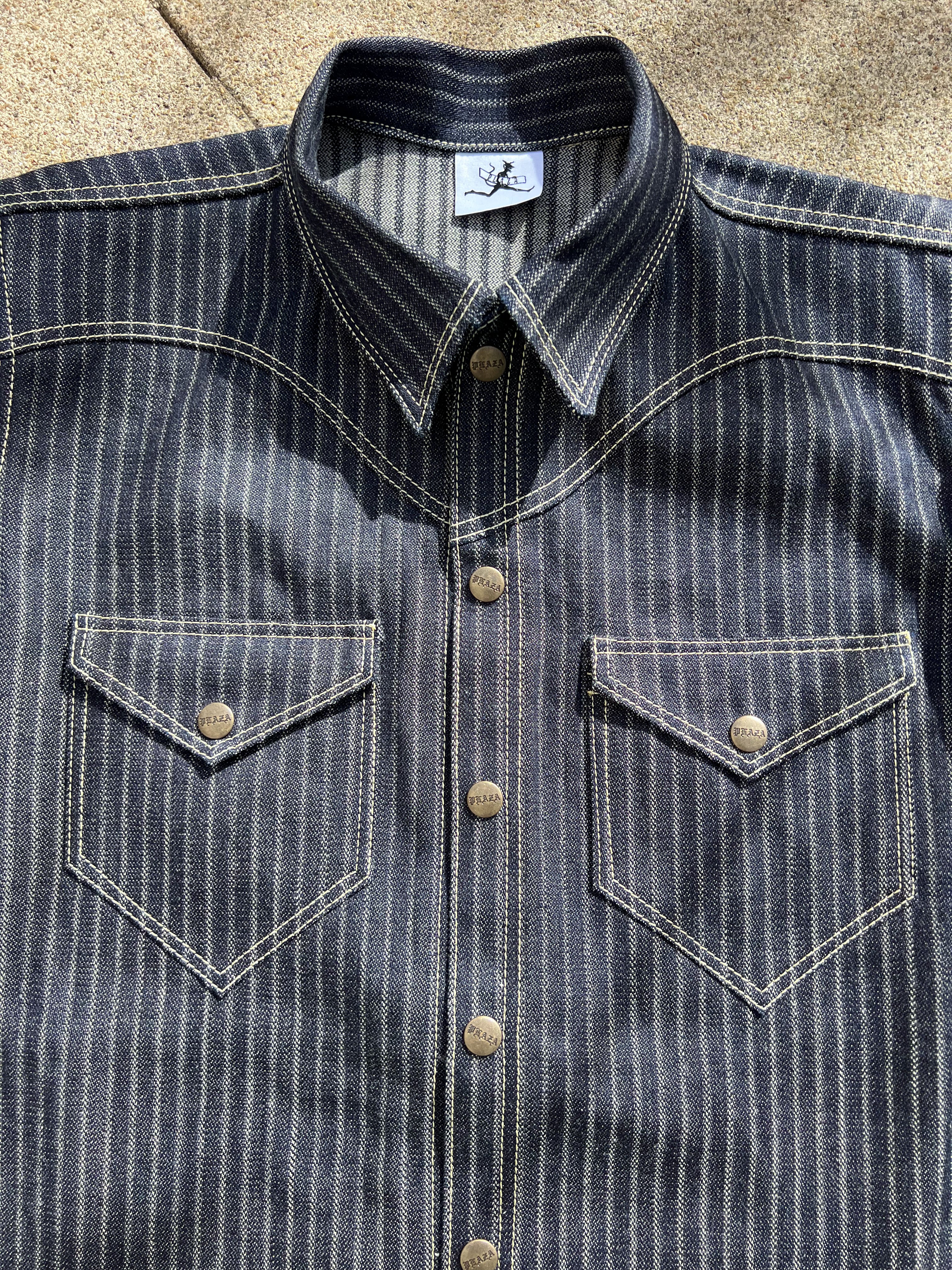 12oz Jacquard Striped Japanese Selvedge Shirt