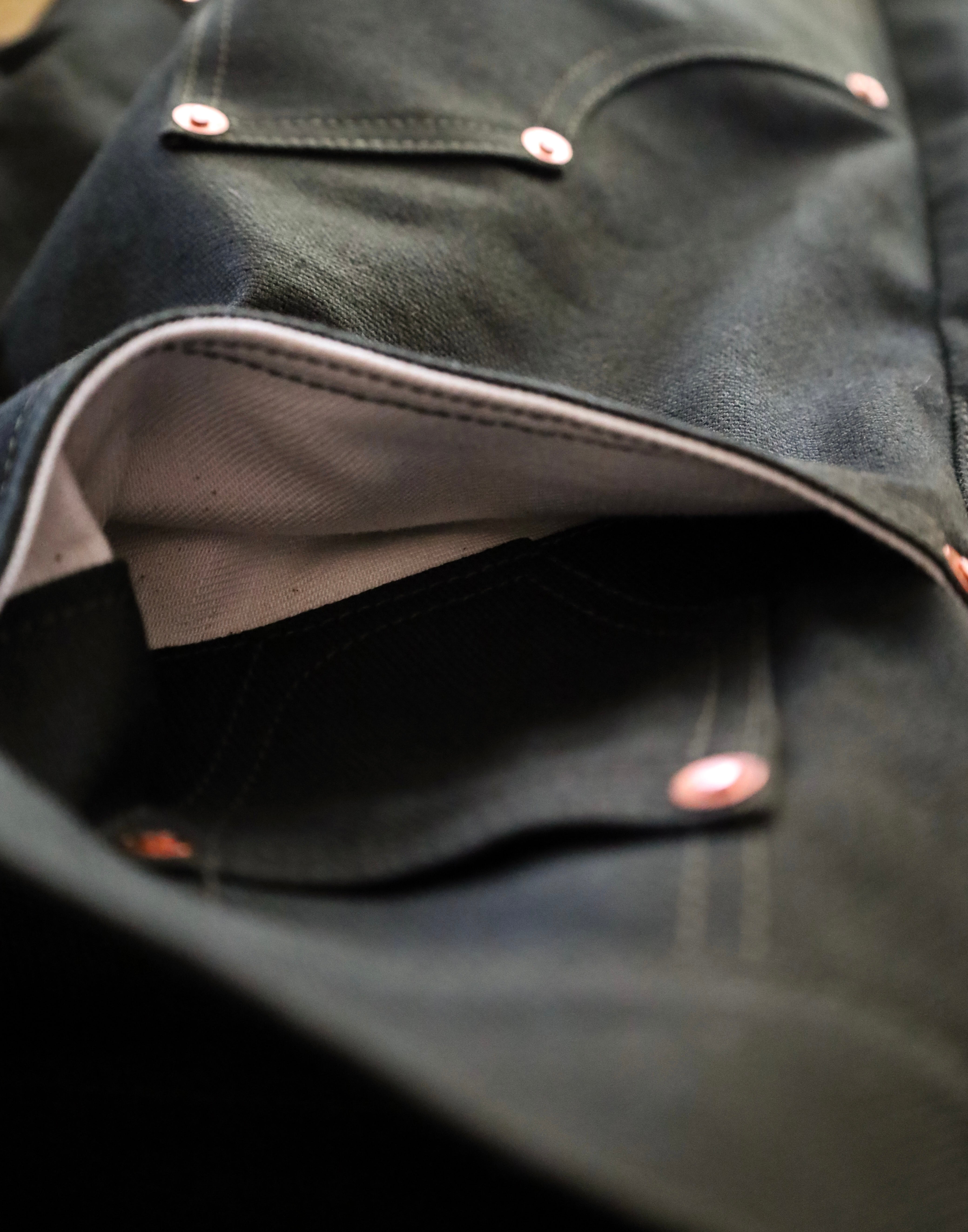 12.5oz Frontier Duck Canvas Double Knee - Forest