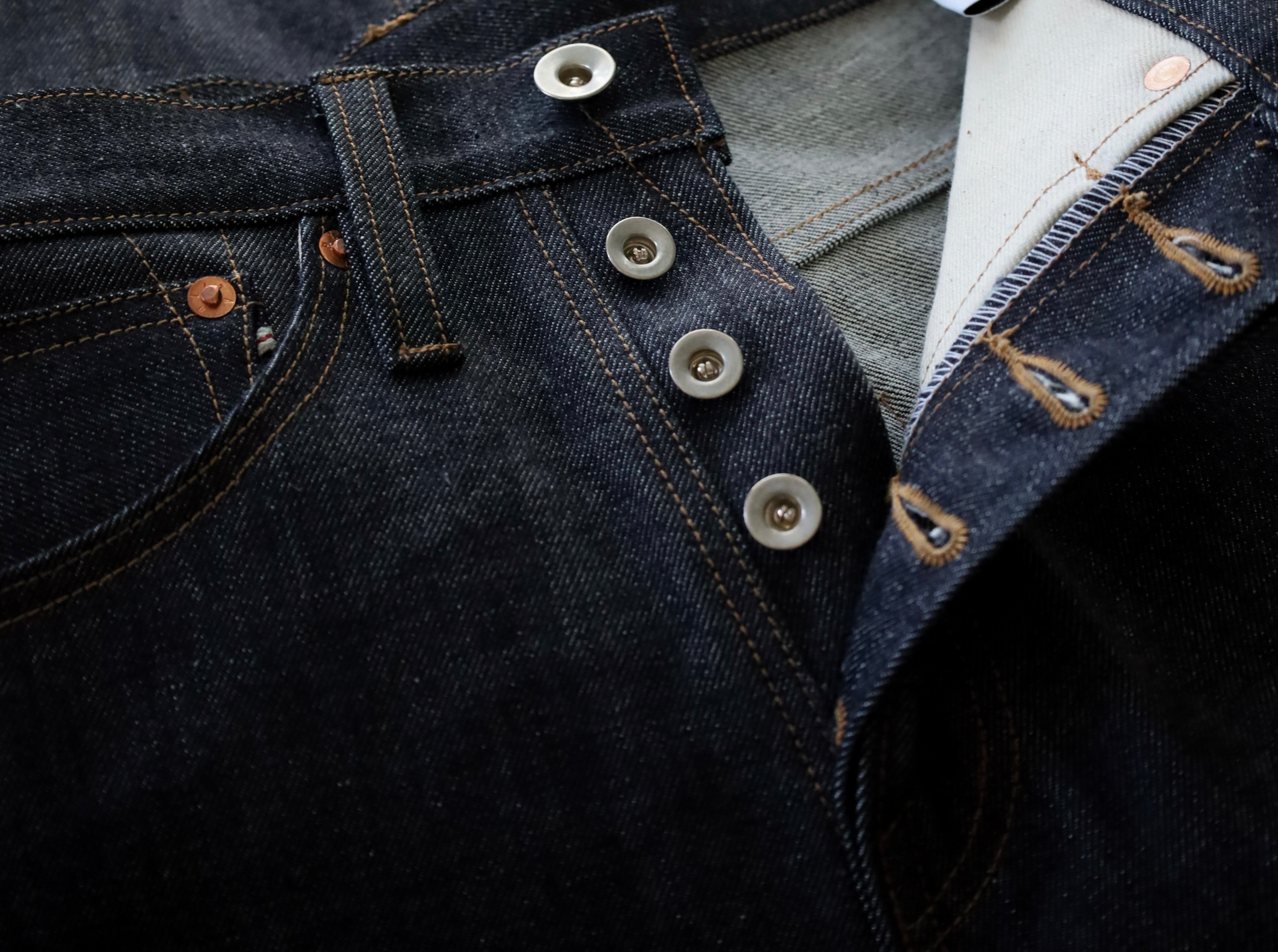 14oz Women's Indigo Selvedge - High Waist Straight Taper