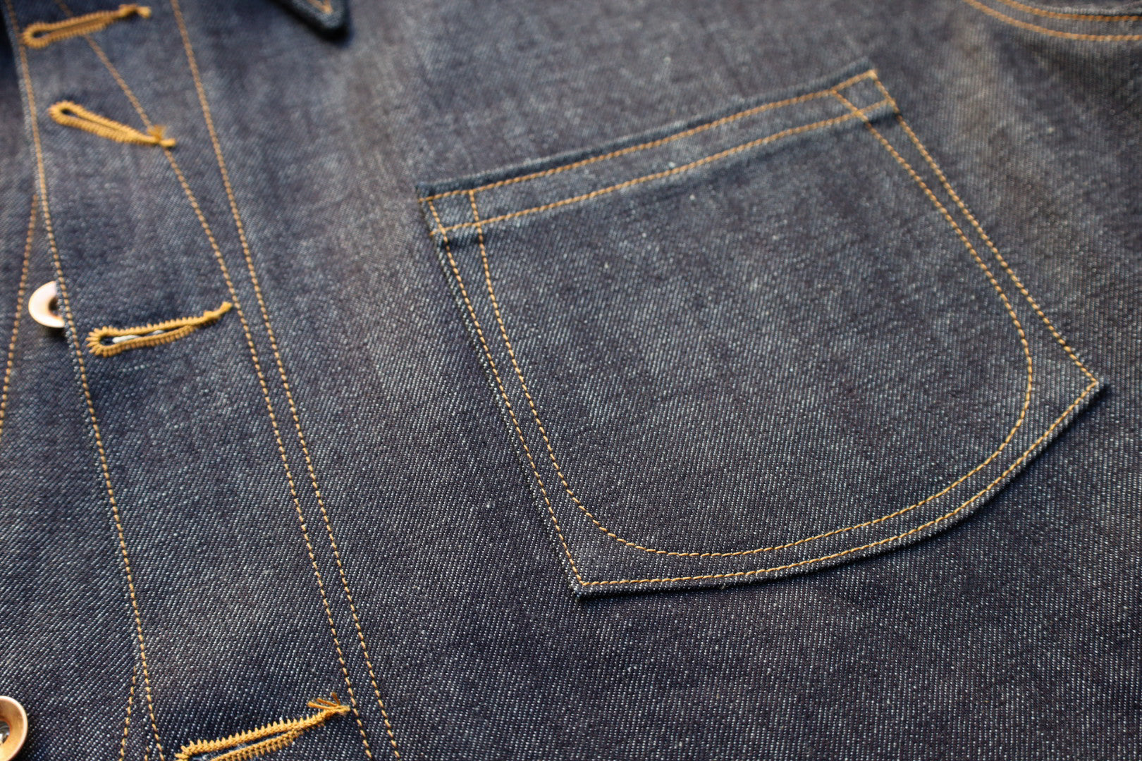 14oz Deep Indigo Selvedge Chore