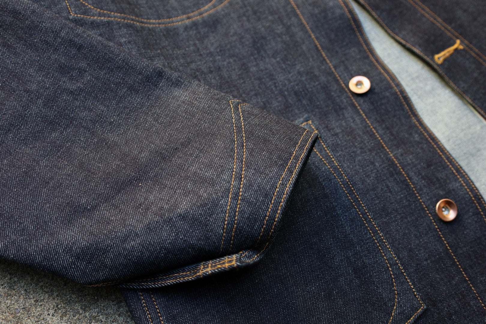 14oz Deep Indigo Selvedge Chore