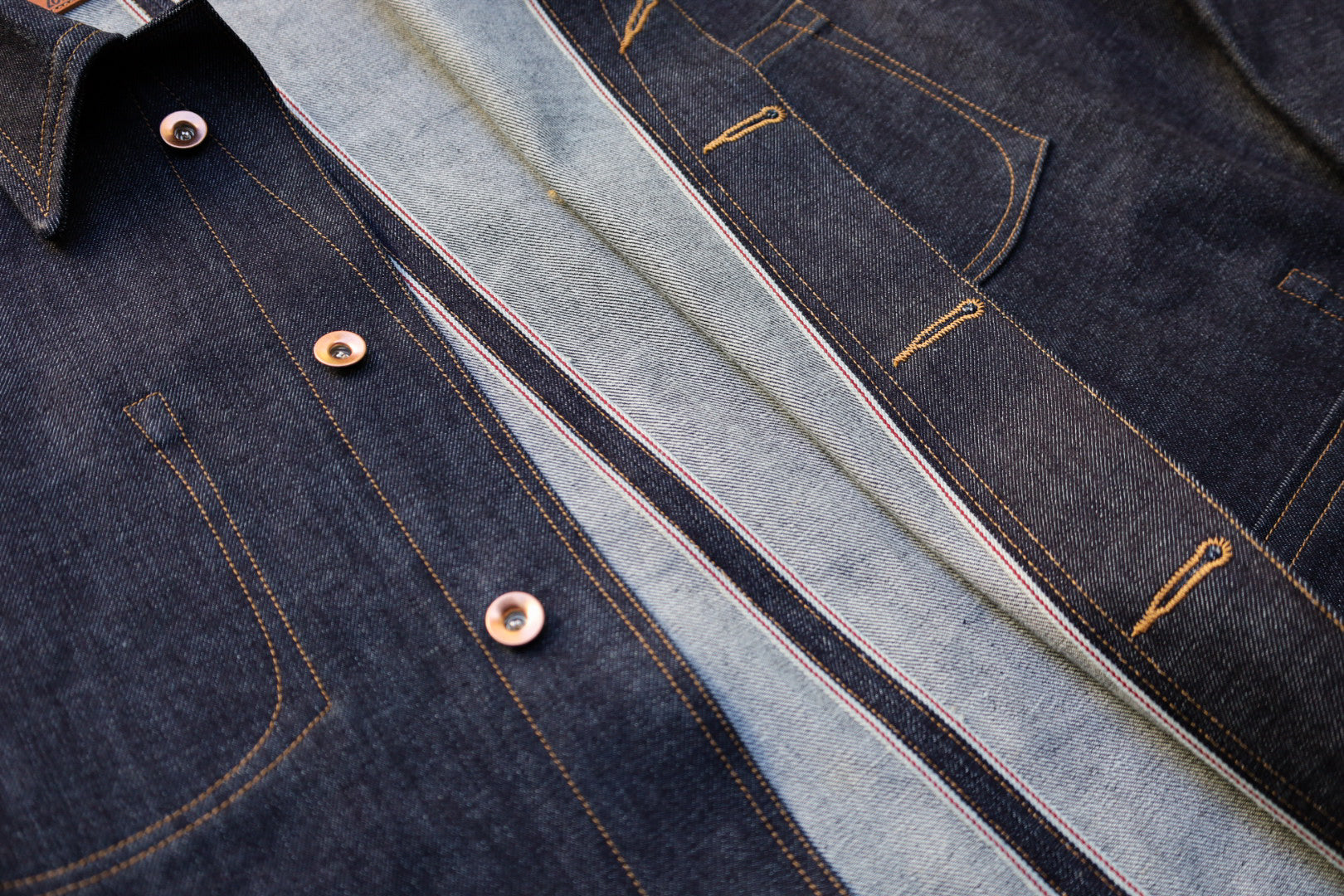 14oz Deep Indigo Selvedge Chore