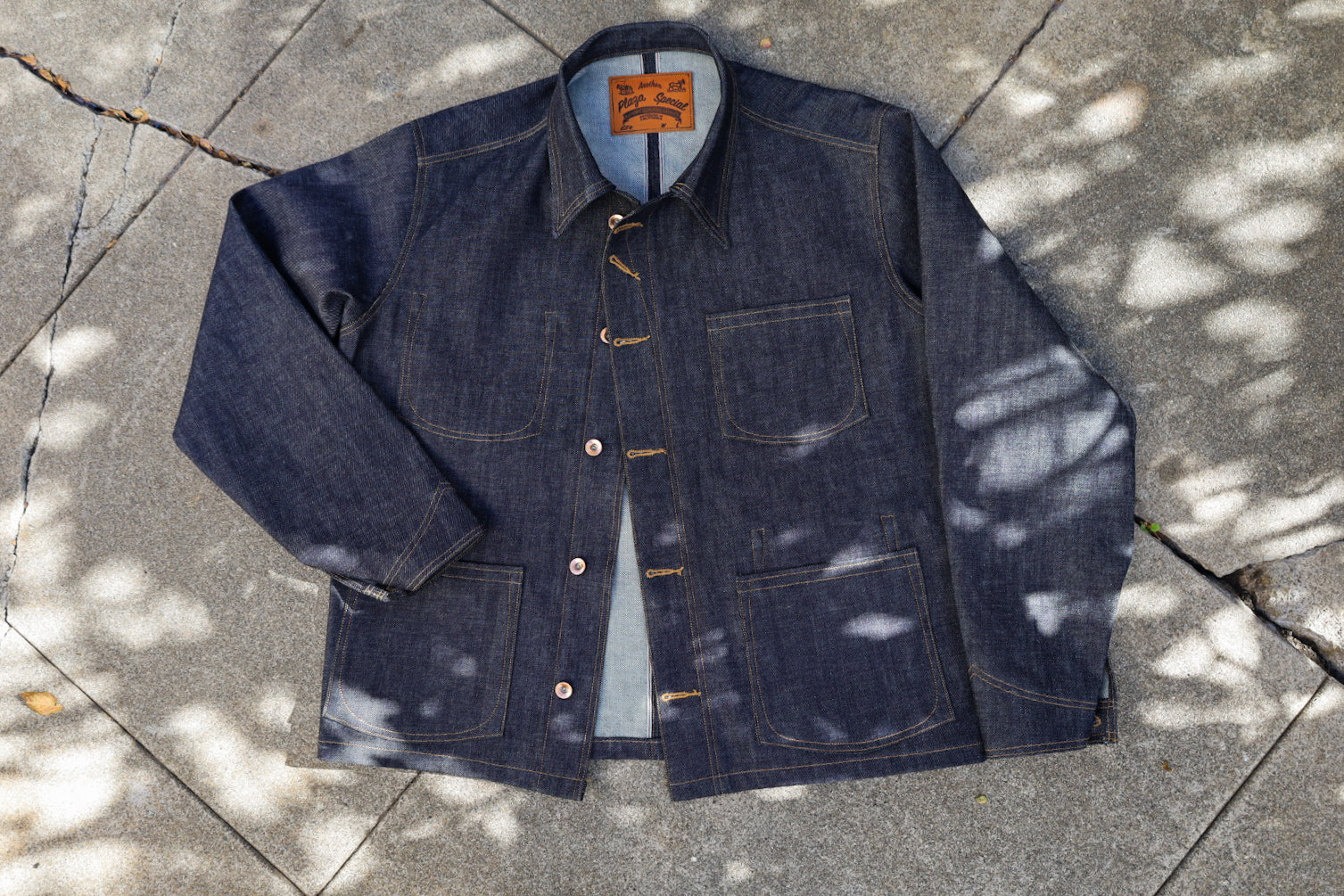 14oz Deep Indigo Selvedge Chore