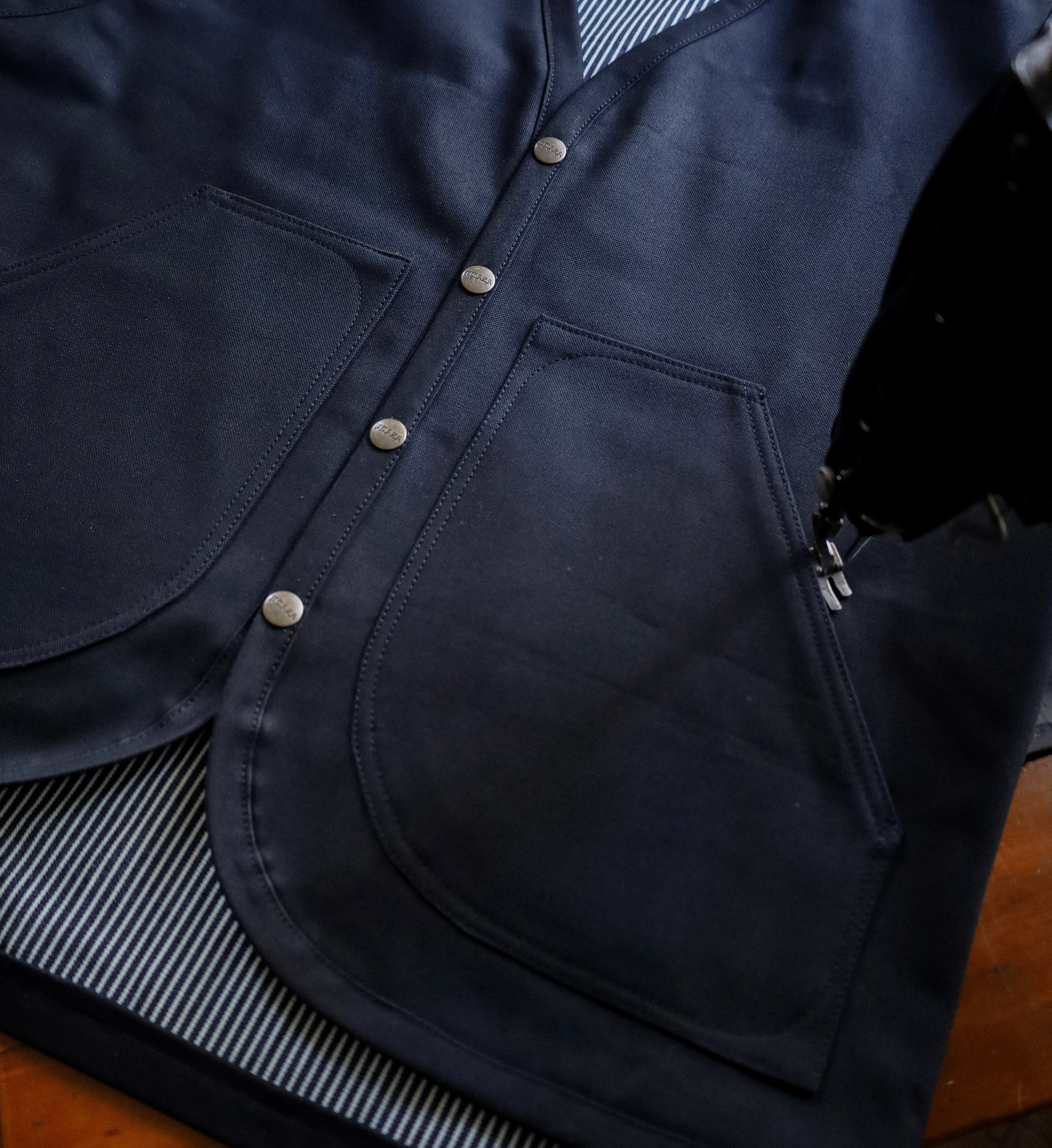 Duluth 13oz Cotton Duck Vest - Hickory Lined