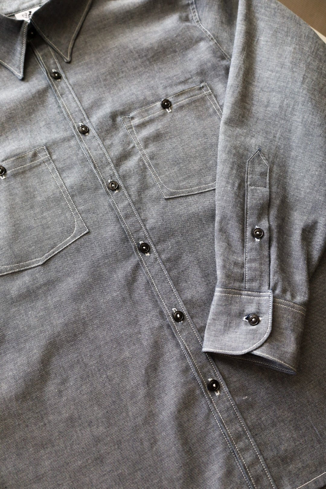 Selvedge Indigo Chambray Work Shirt