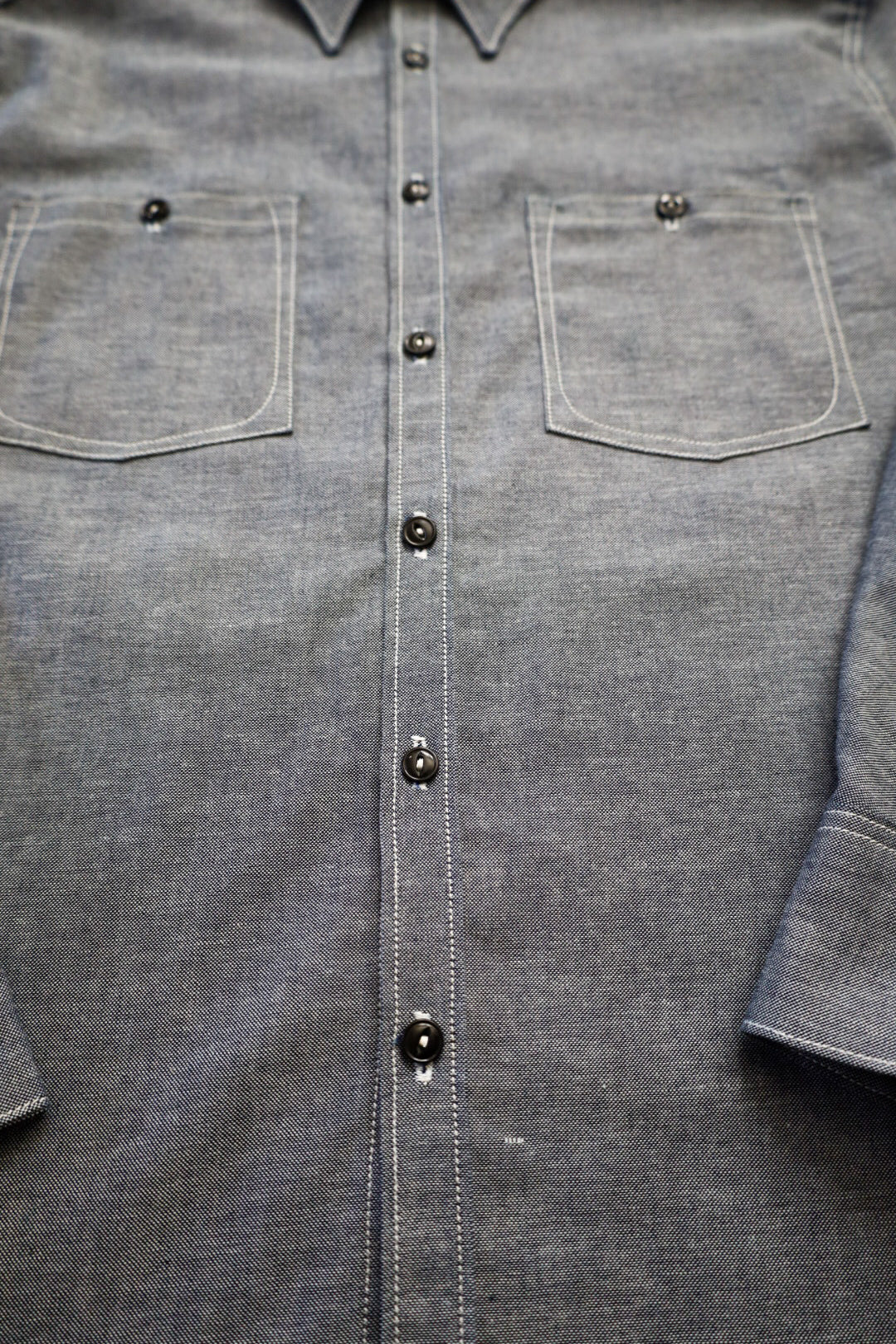 Selvedge Indigo Chambray Work Shirt
