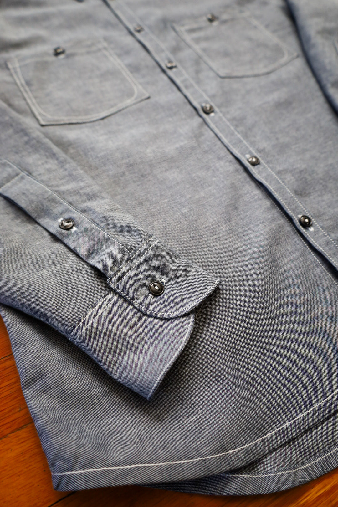 Selvedge Indigo Chambray Work Shirt
