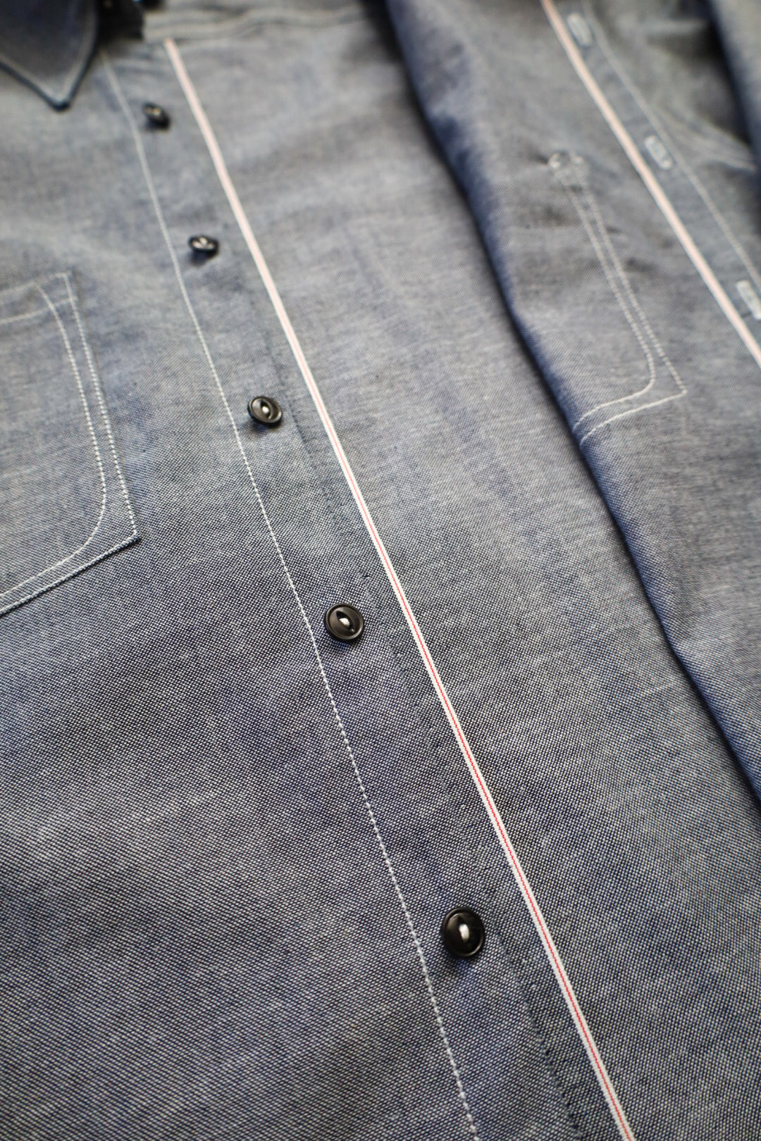 Selvedge Indigo Chambray Work Shirt