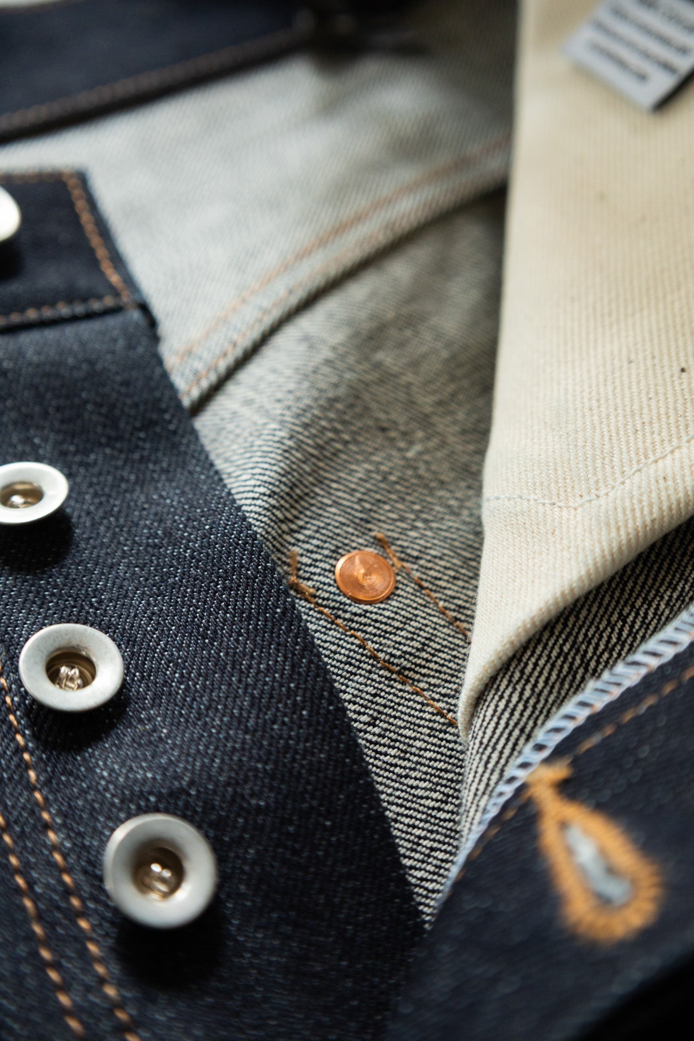 Straight Tapered 15oz Japanese Indigo Slub - Winston