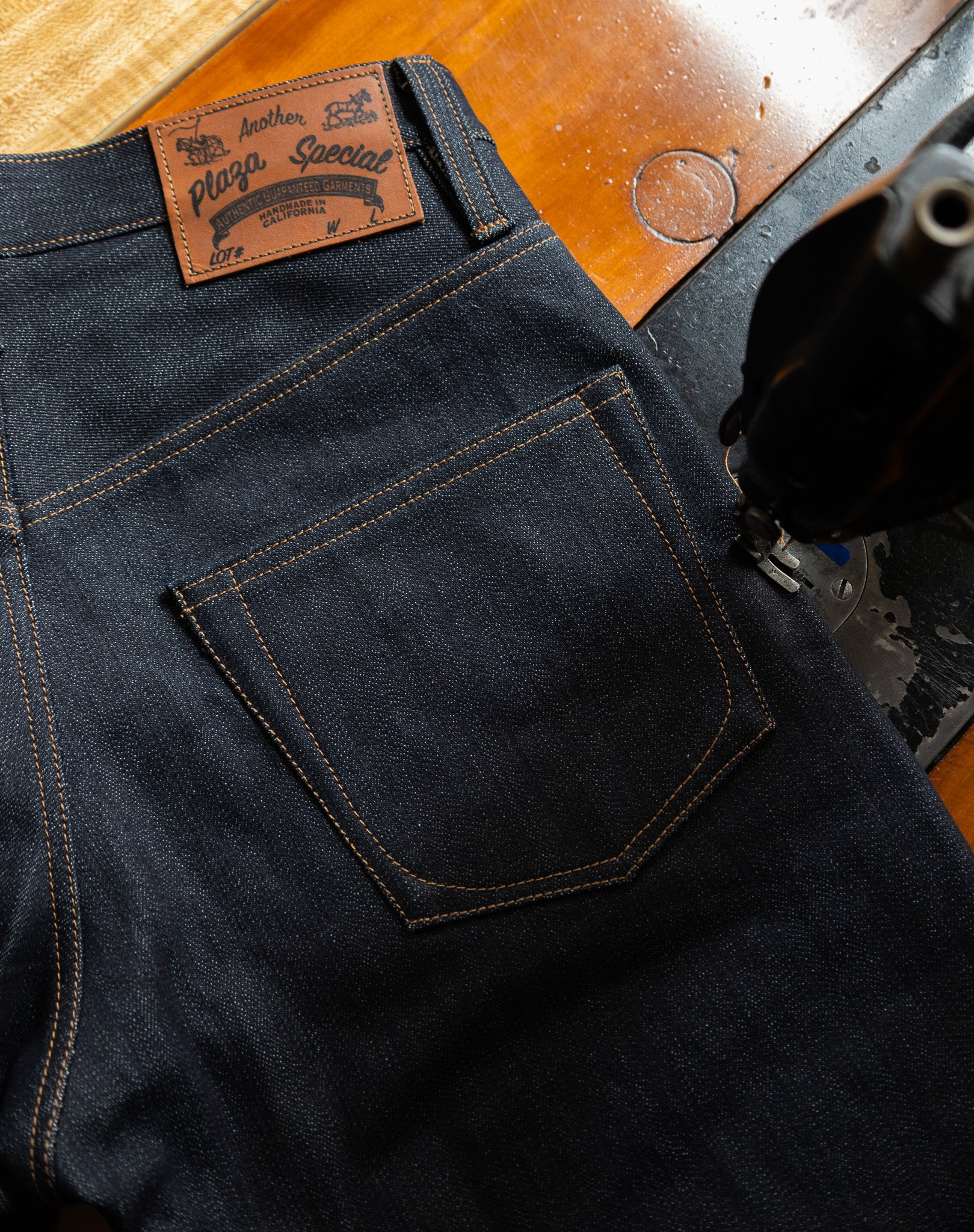 Straight Tapered 15oz Japanese Indigo Slub - Winston
