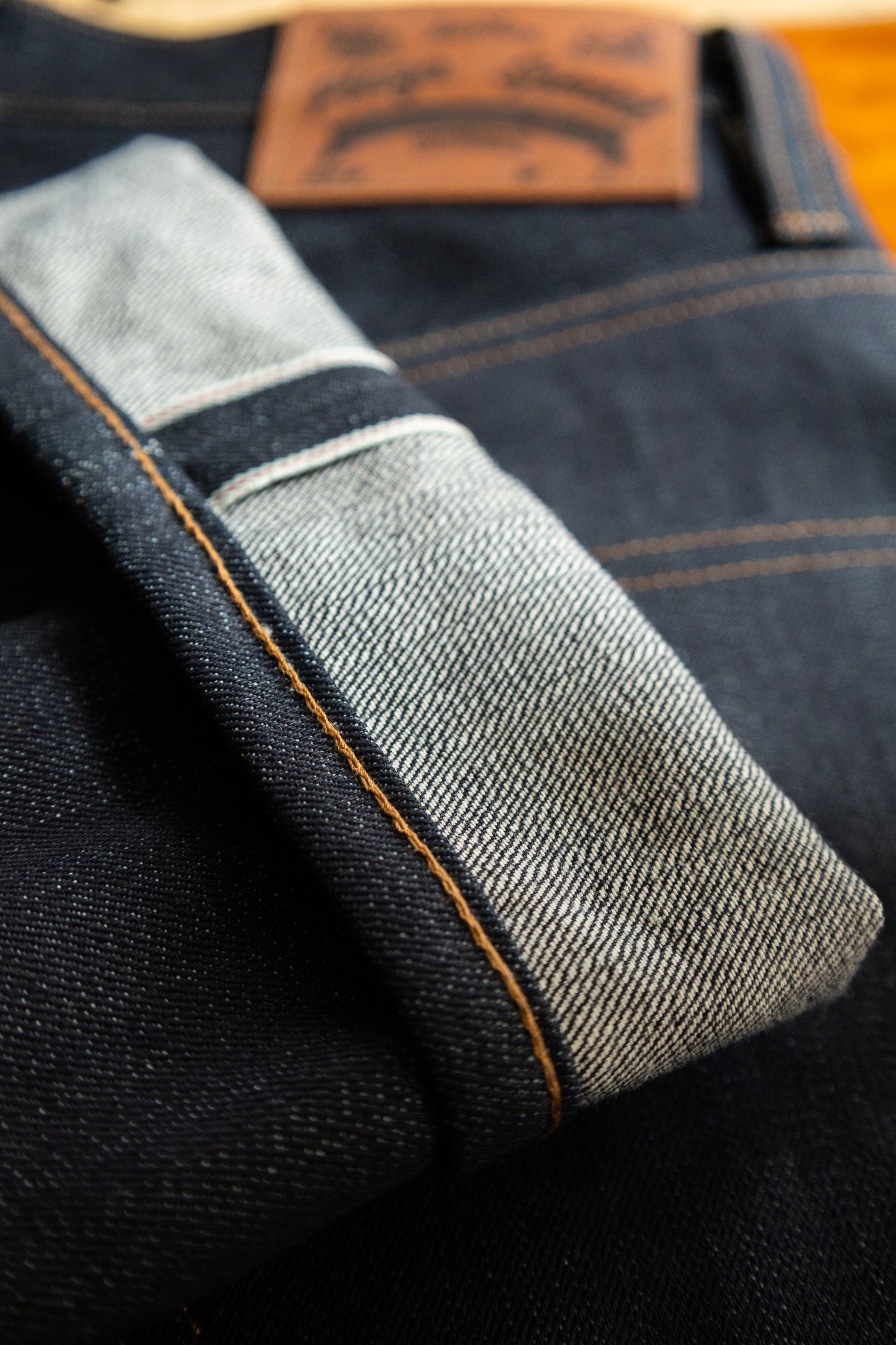 Straight Tapered 15oz Japanese Indigo Slub - Winston