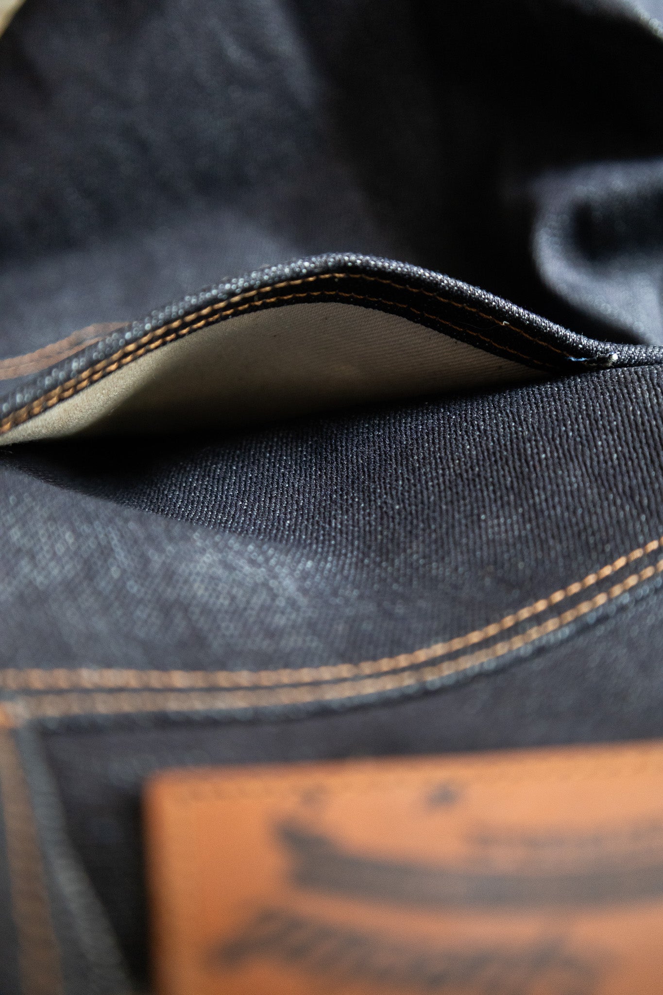Straight Tapered 15oz Japanese Indigo Slub - Winston