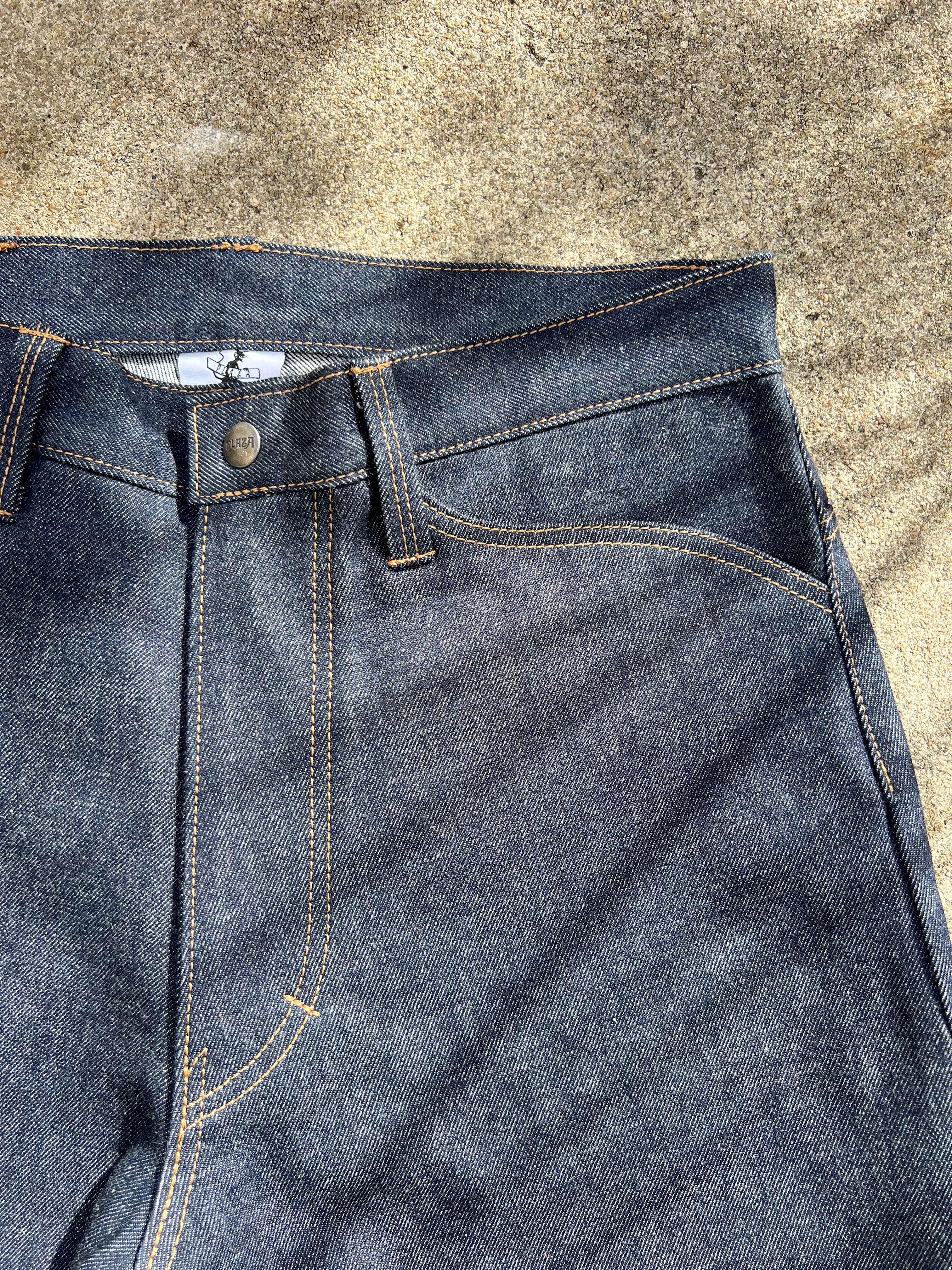 14oz Dark Indigo Selvedge Denim - Wide Straight