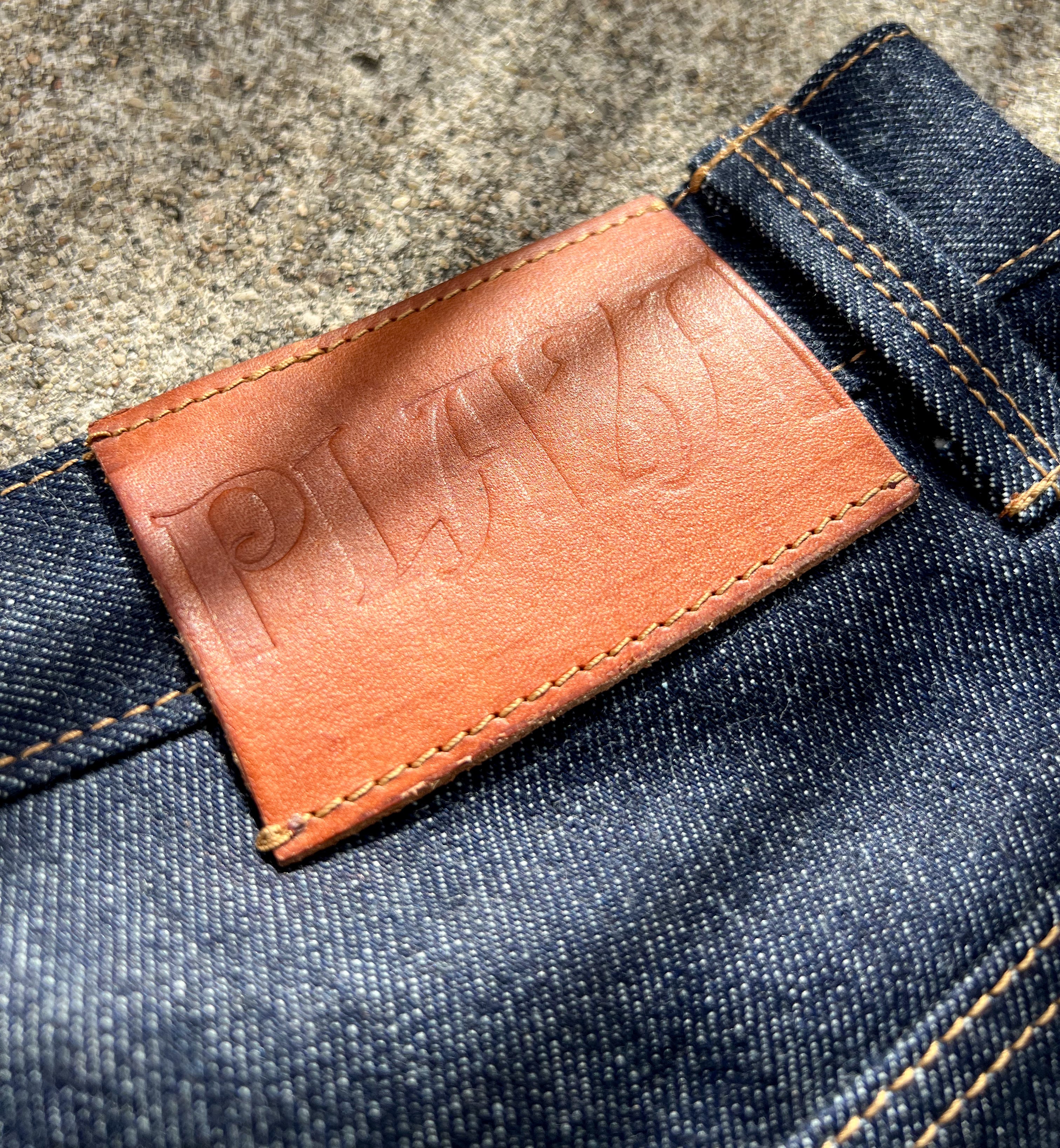 14oz Dark Indigo Selvedge Denim - Wide Straight