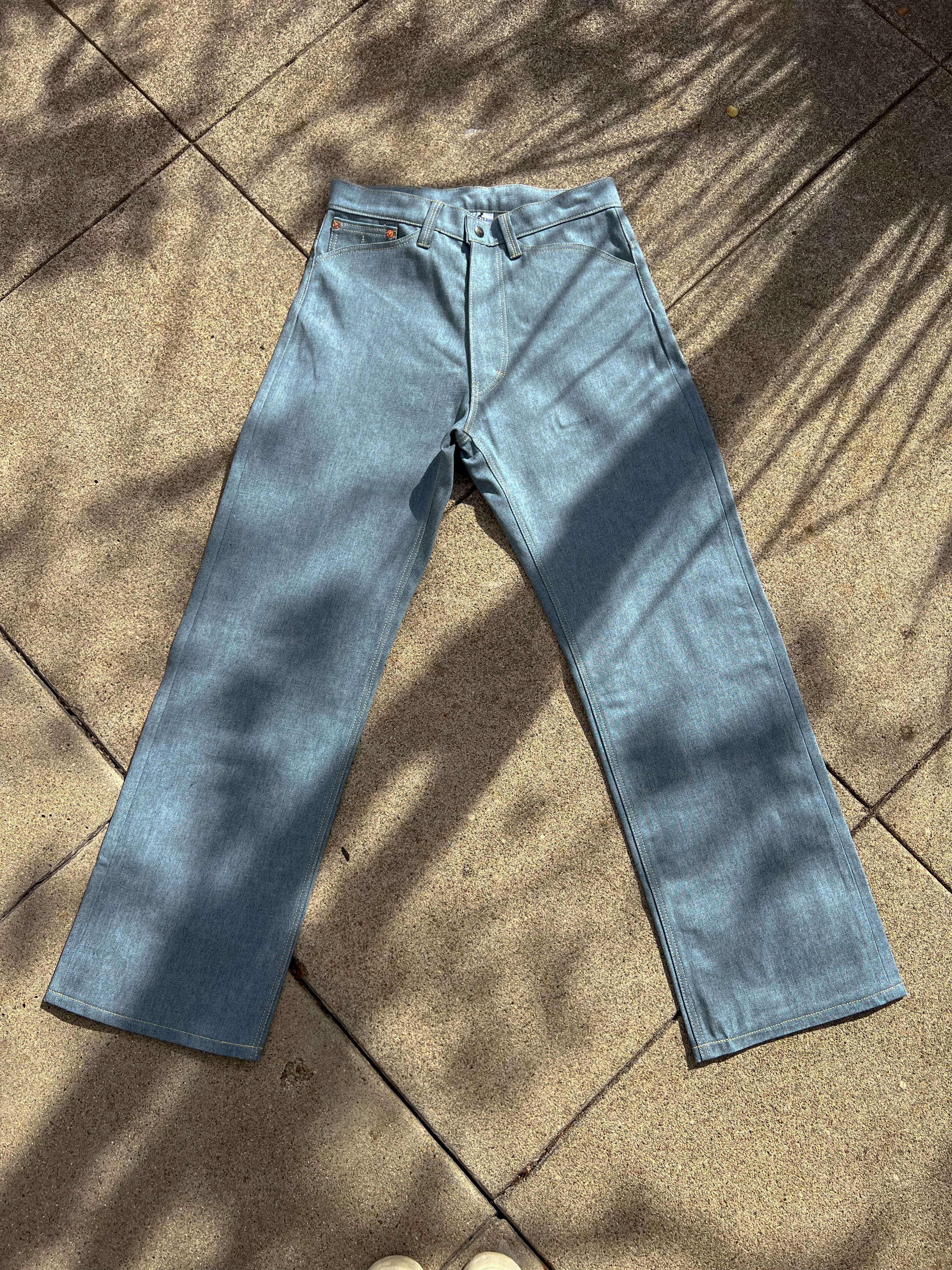 13oz Light Indigo Japanese Denim - Wide Straight