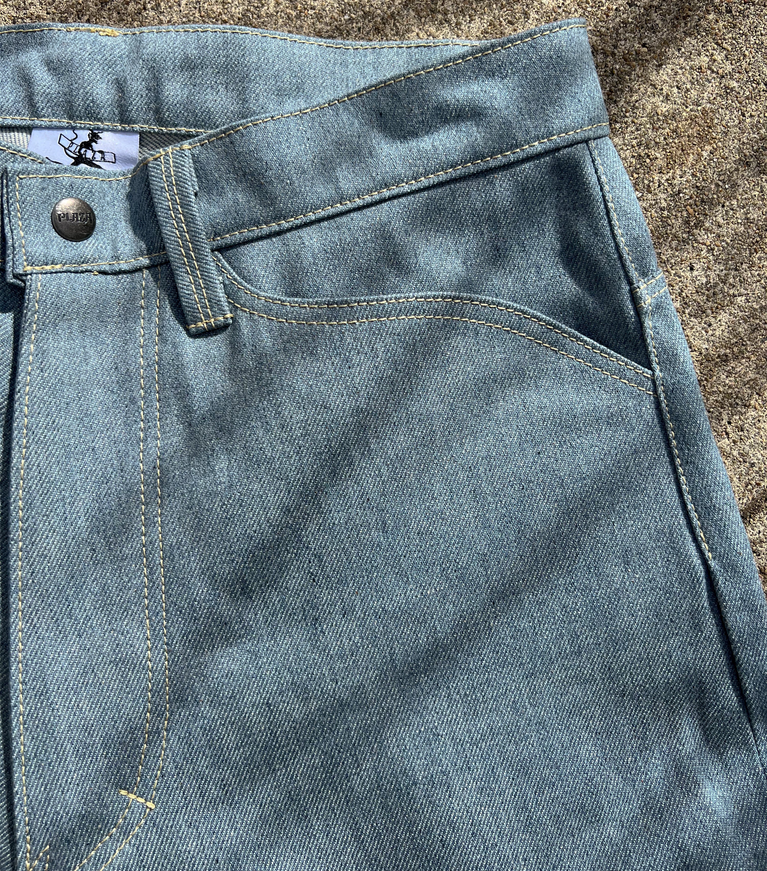 13oz Light Indigo Japanese Denim - Wide Straight