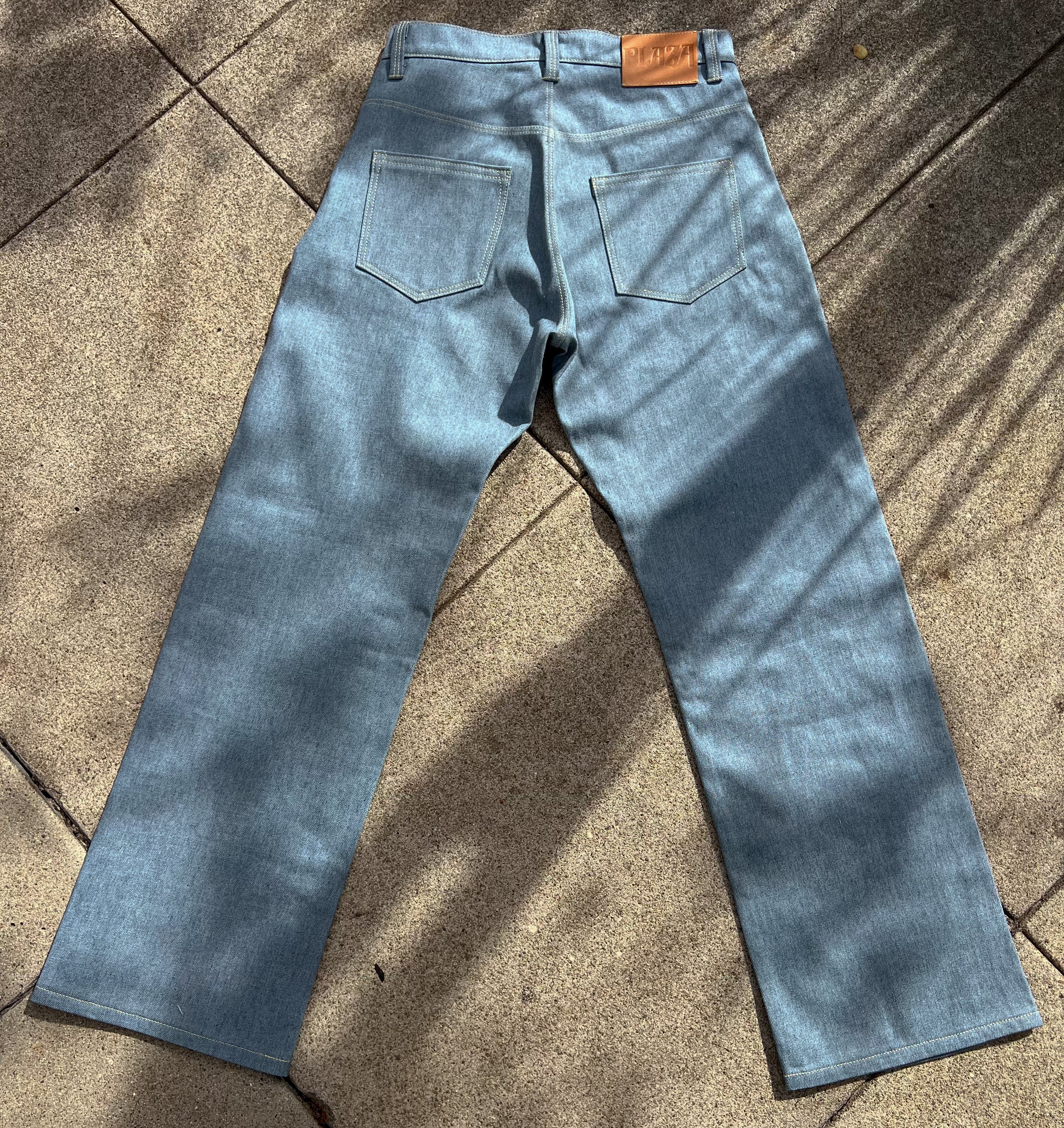 13oz Light Indigo Japanese Denim - Wide Straight