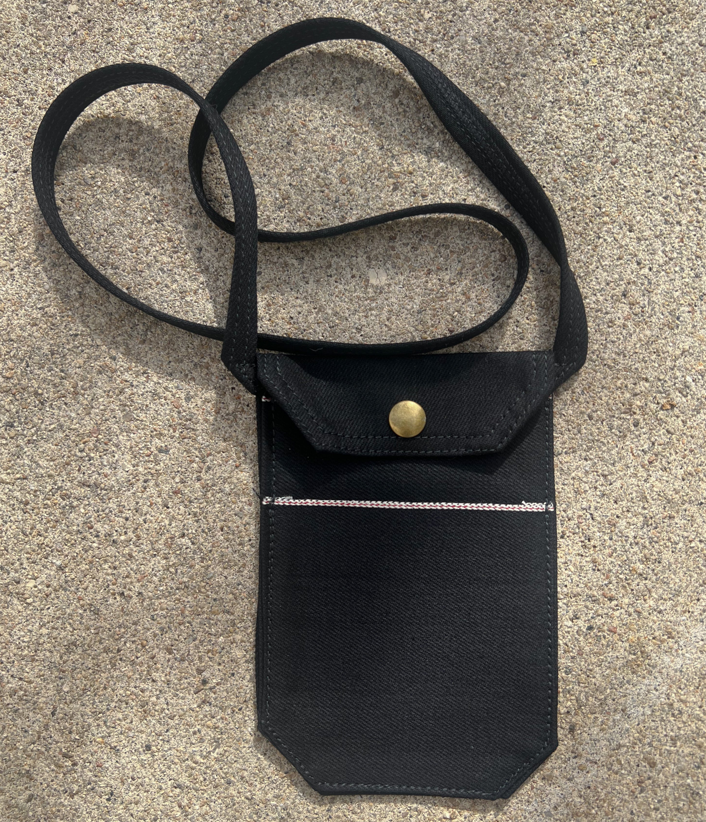 Anza Pouch - 13oz Black Selvedge