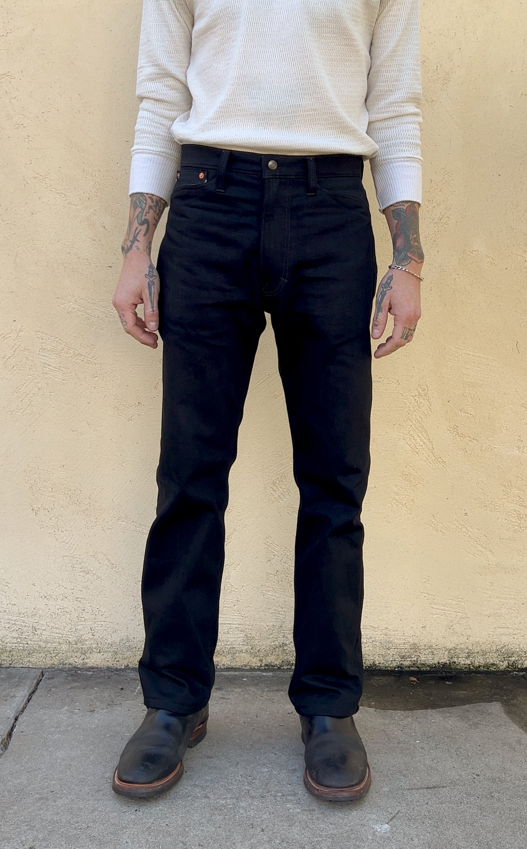 Winston Denim 13oz Black Selvedge - Straight