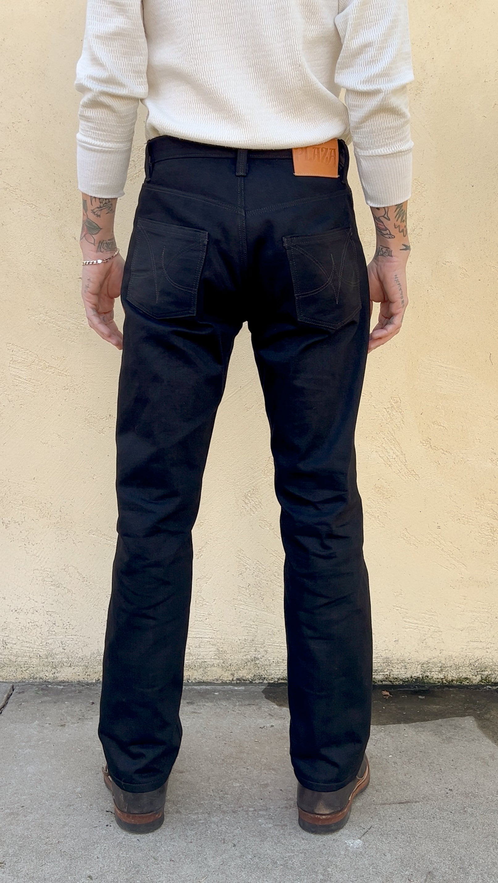 Winston Denim 13oz Black Selvedge - Straight