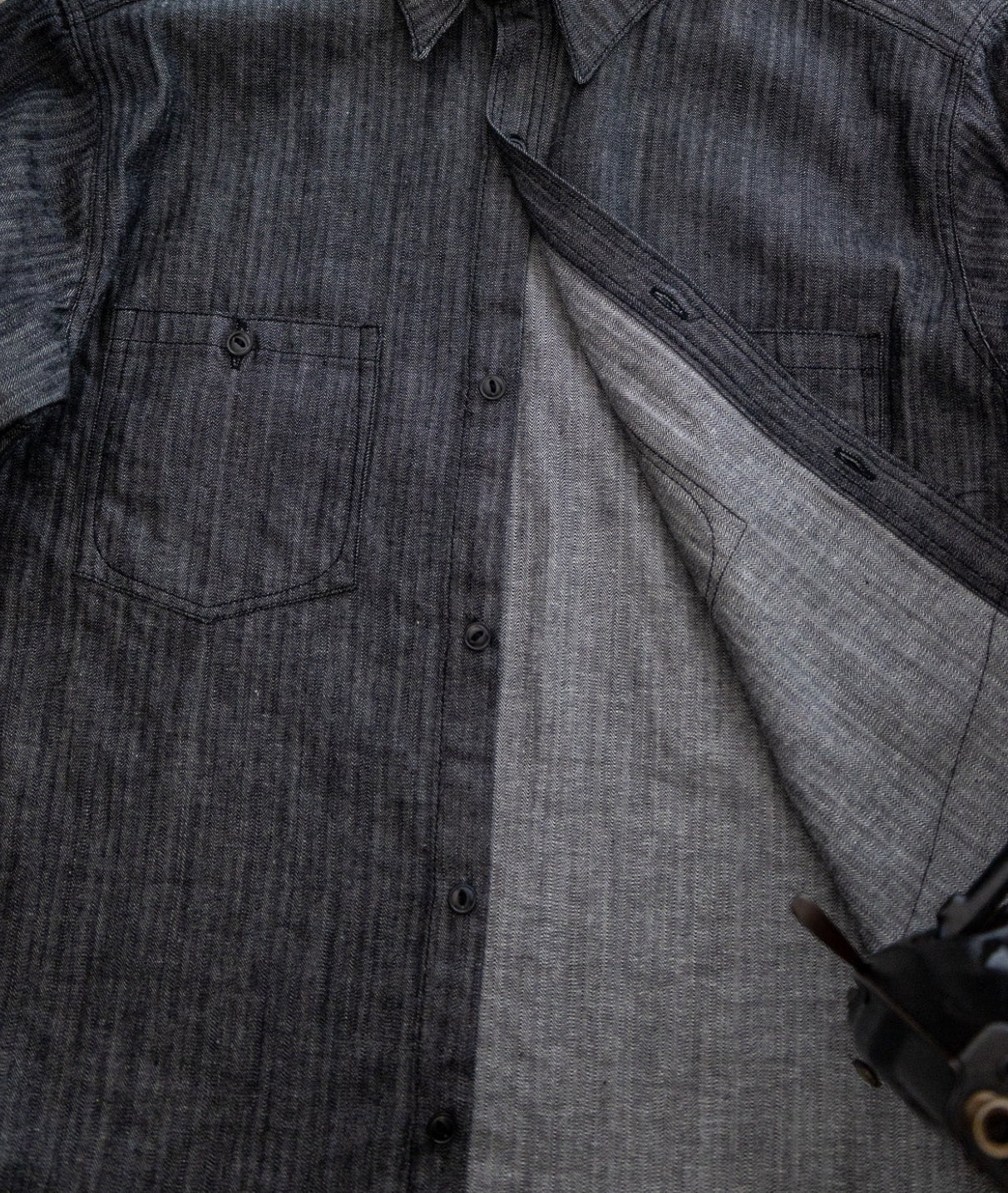 8.5oz Japanese Herringbone Short Sleeve Shirt