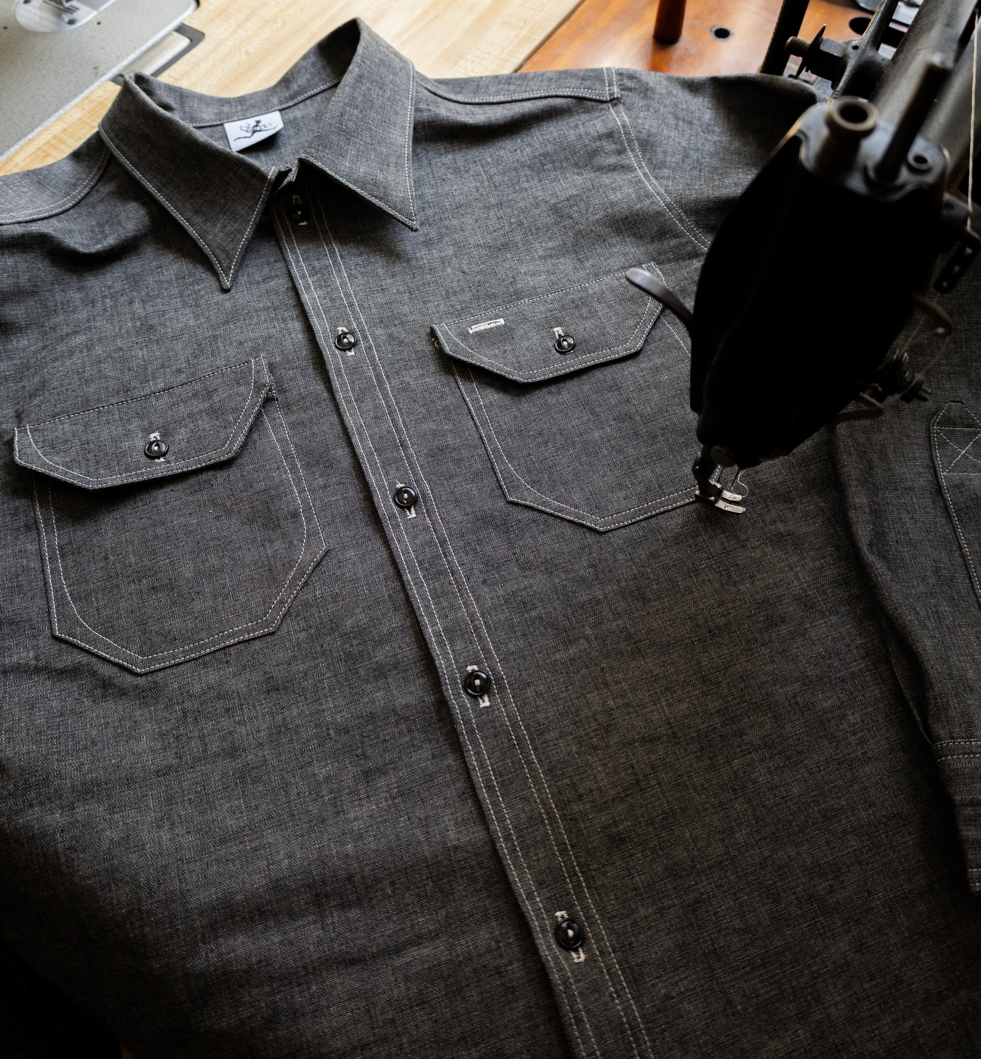 9oz Crosshatch Japanese Chambray Shirt