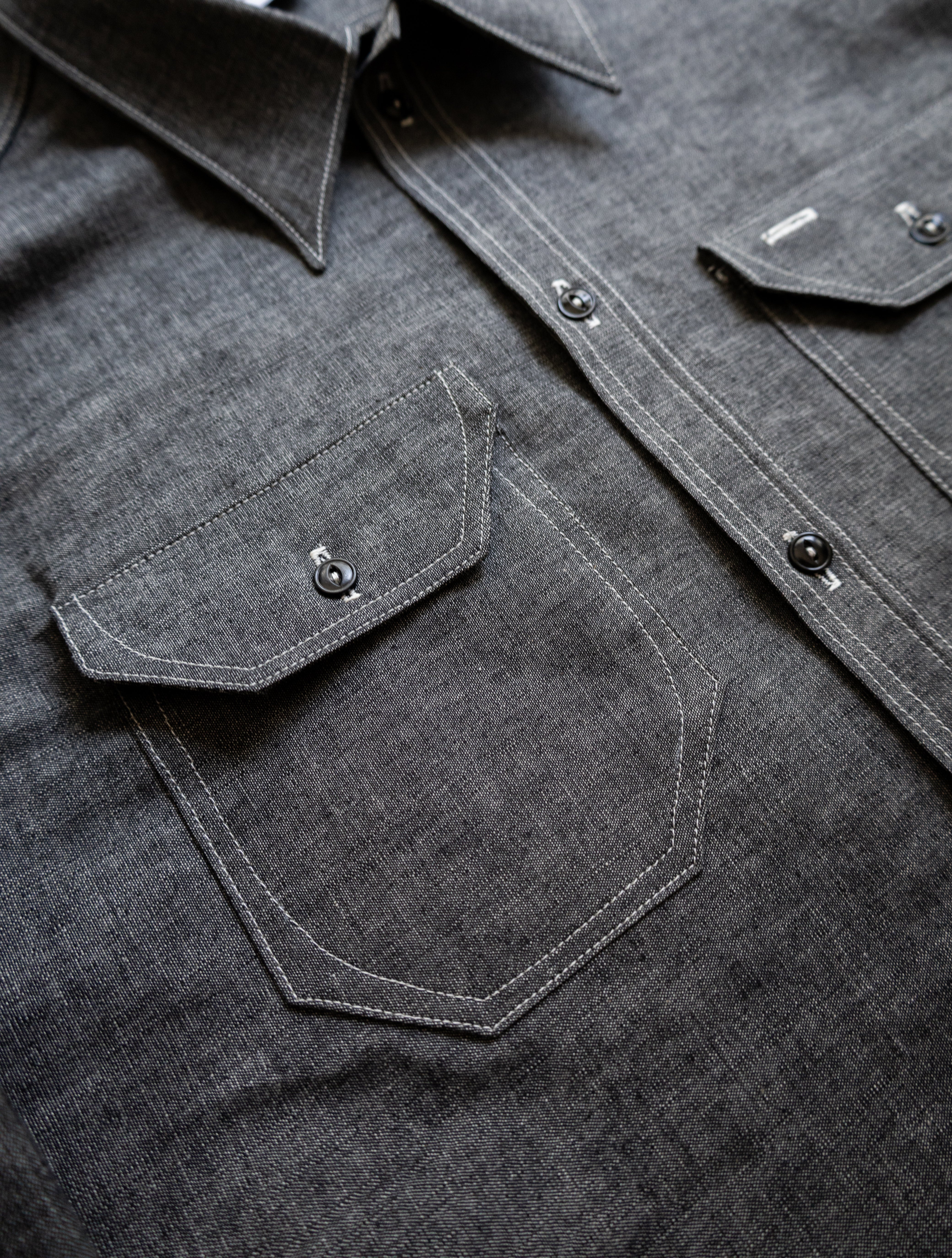 9oz Crosshatch Japanese Chambray Shirt