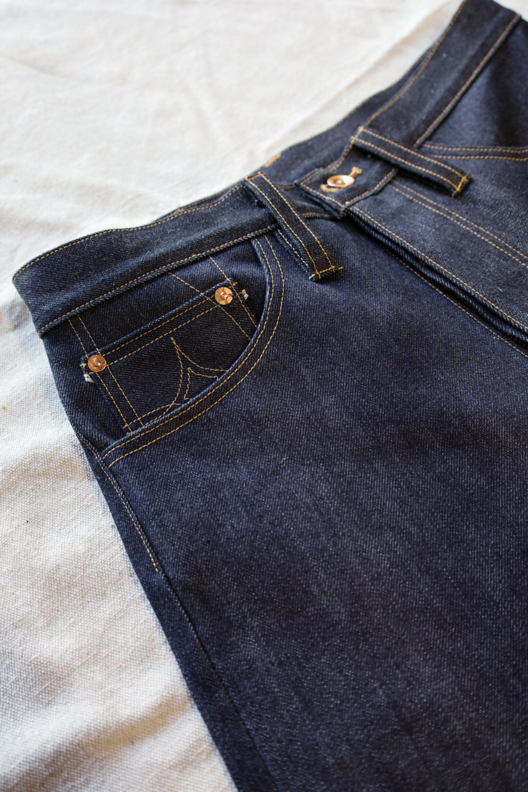 18oz PD01 Indigo Selvedge Denim Jeans