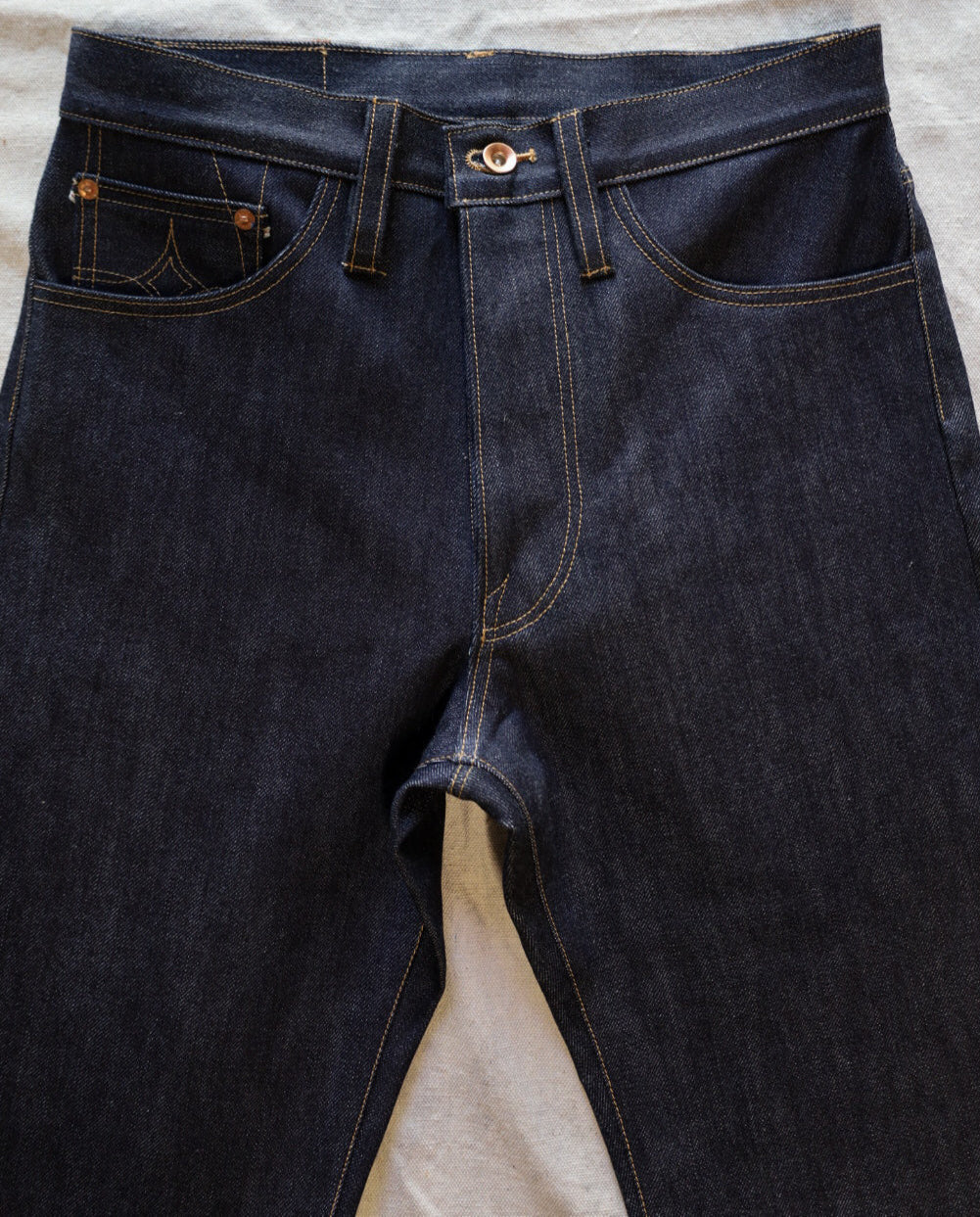 18oz PD01 Indigo Selvedge Denim Jeans
