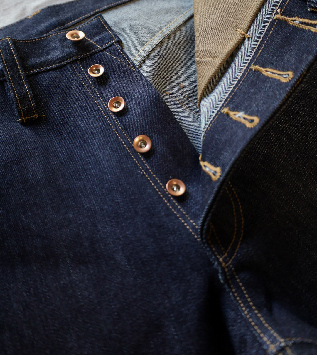 18oz PD01 Indigo Selvedge Denim Jeans