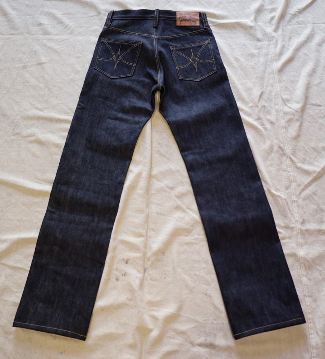 18oz PD01 Indigo Selvedge Denim Jeans