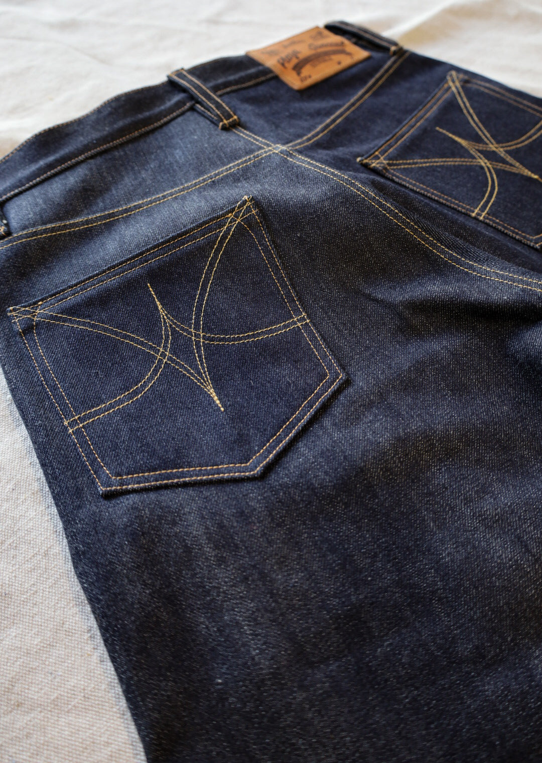 18oz PD01 Indigo Selvedge Denim Jeans