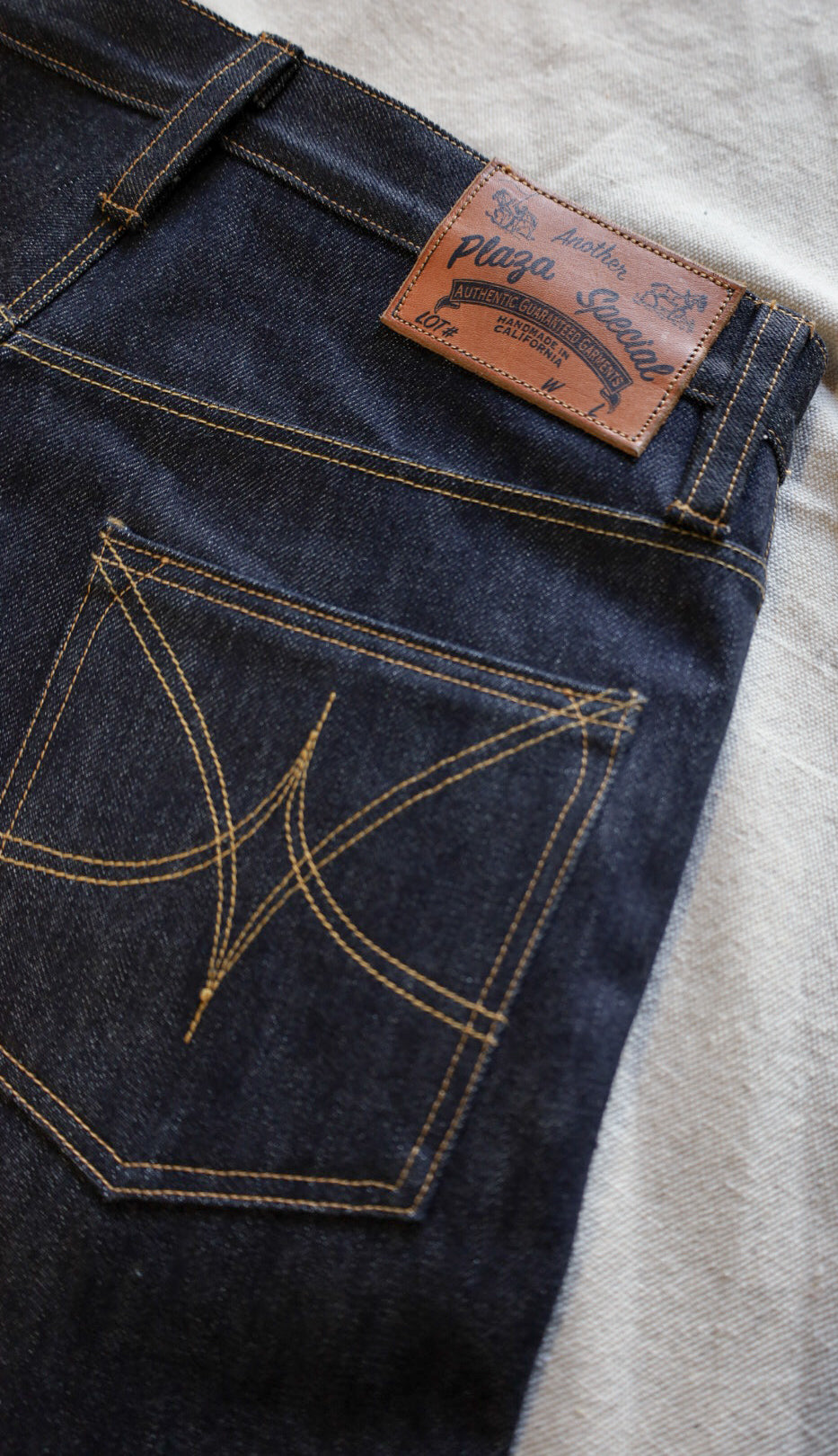 18oz PD01 Indigo Selvedge Denim Jeans
