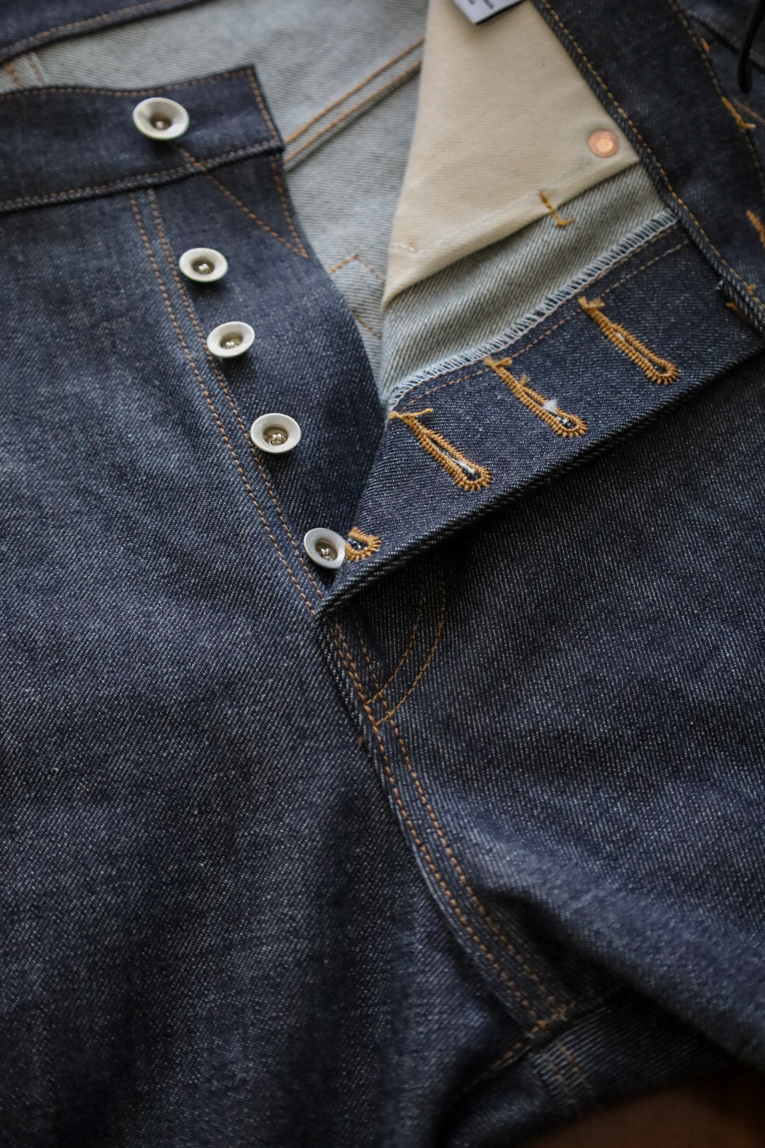 13.5oz Wide Leg Straight Fit Japanese Indigo