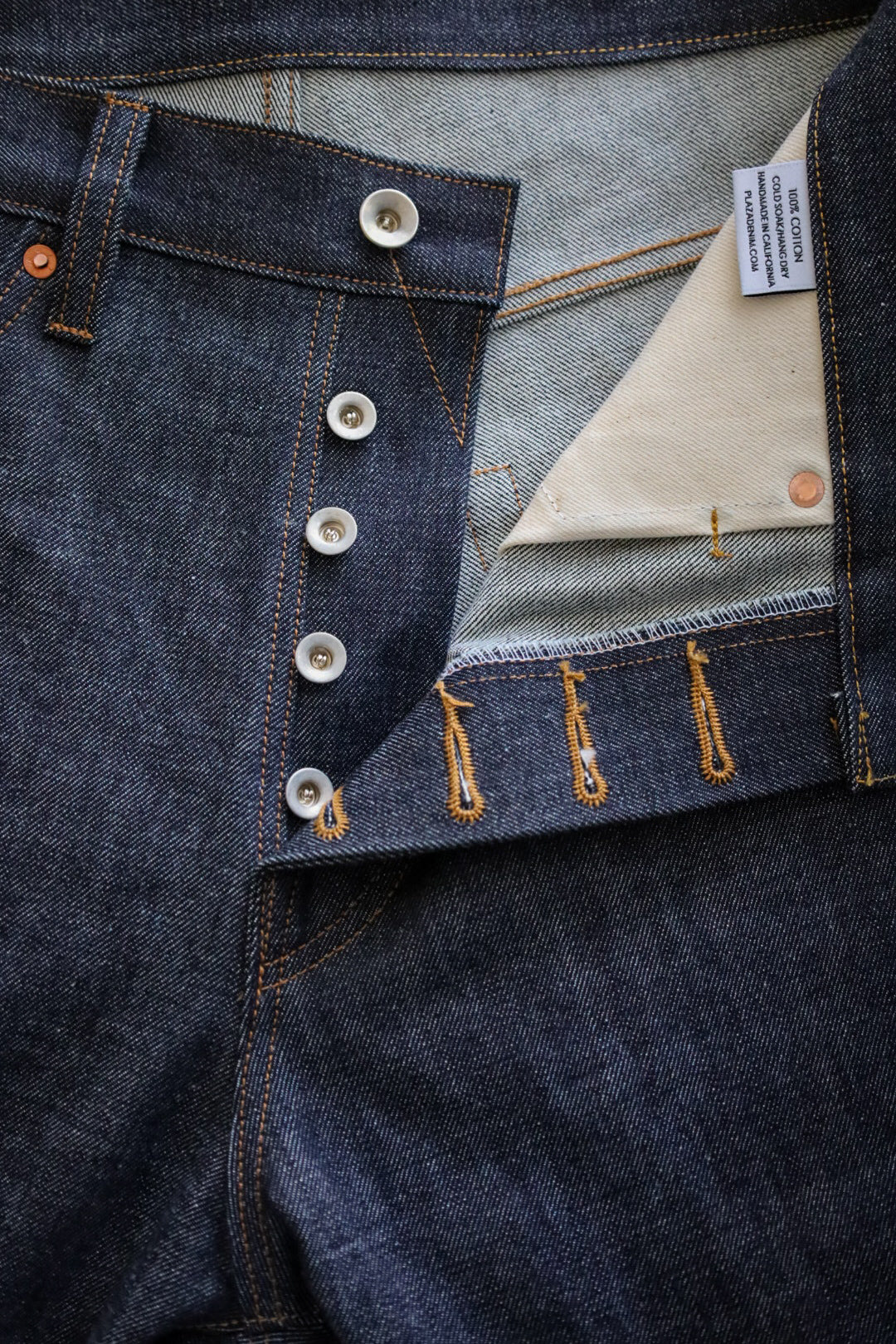 13.5oz Wide Leg Straight Fit Japanese Indigo