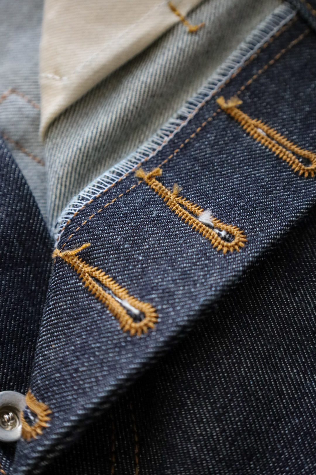 13.5oz Wide Leg Straight Fit Japanese Indigo