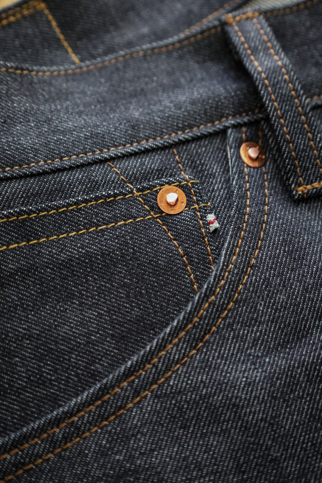 13.5oz Wide Leg Straight Fit Japanese Indigo