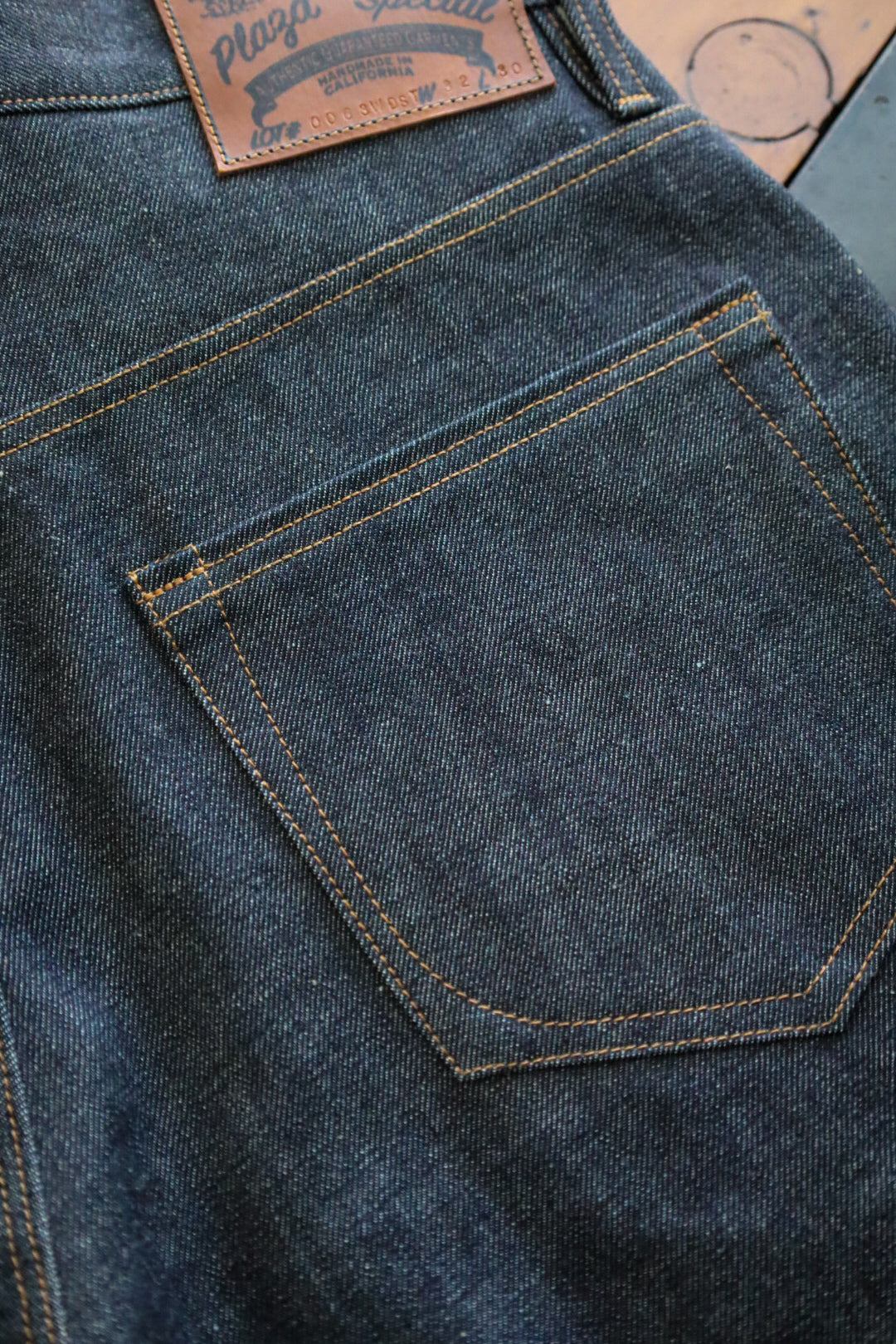 13.5oz Wide Leg Straight Fit Japanese Indigo
