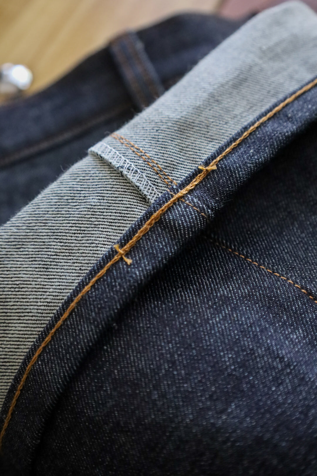 13.5oz Wide Leg Straight Fit Japanese Indigo