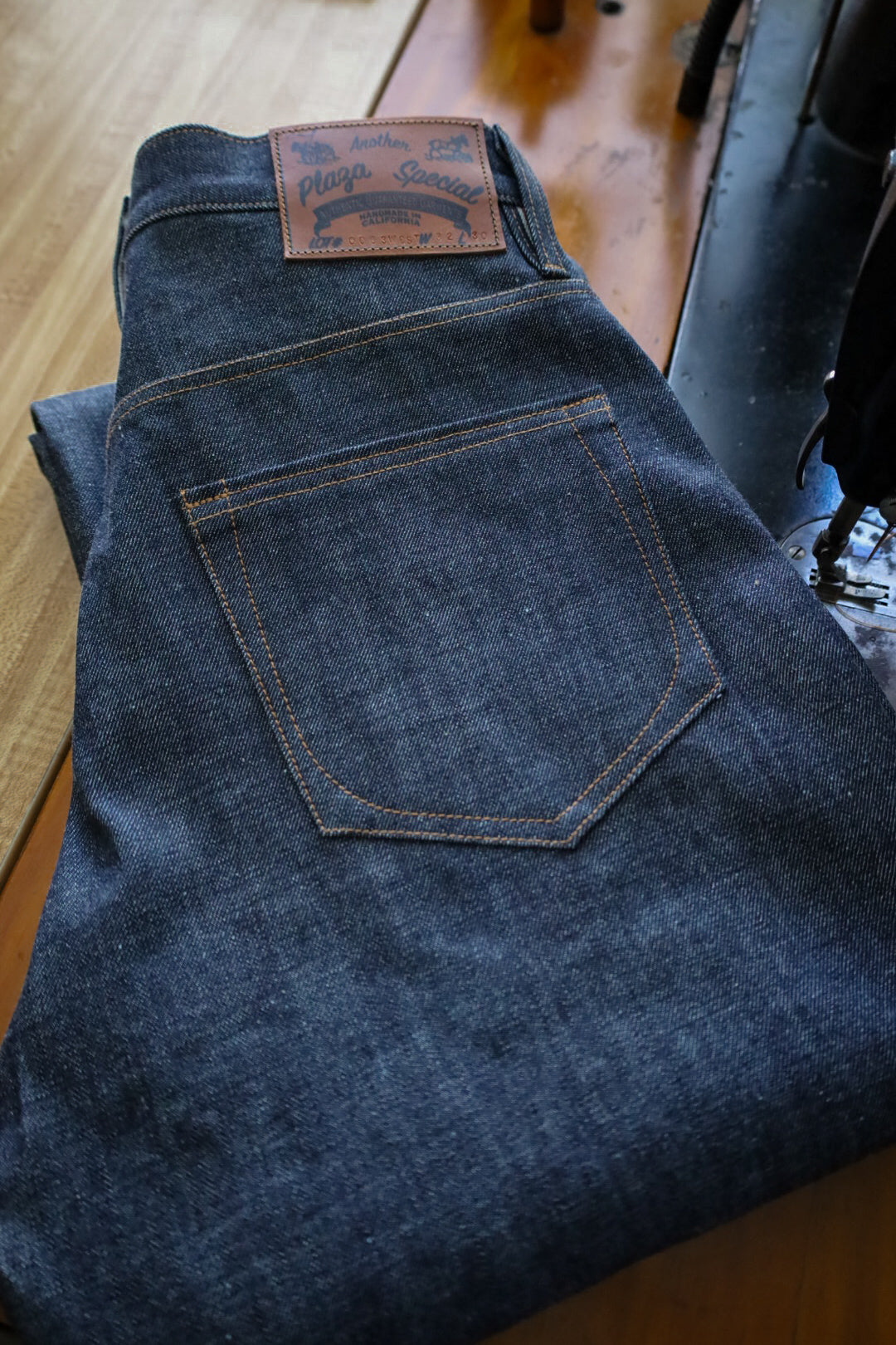 13.5oz Wide Leg Straight Fit Japanese Indigo