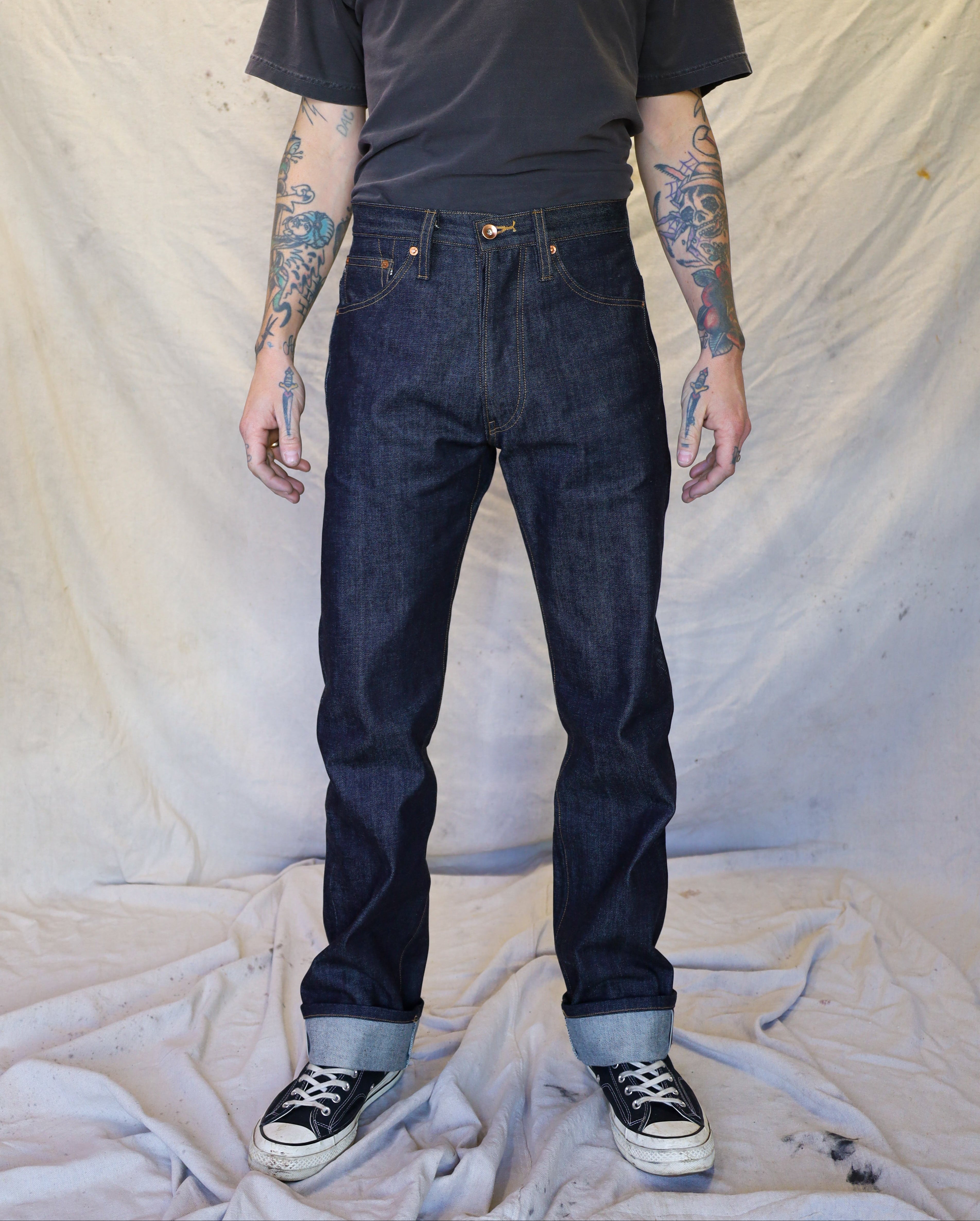 14oz Straight Fit Indigo Selvedge