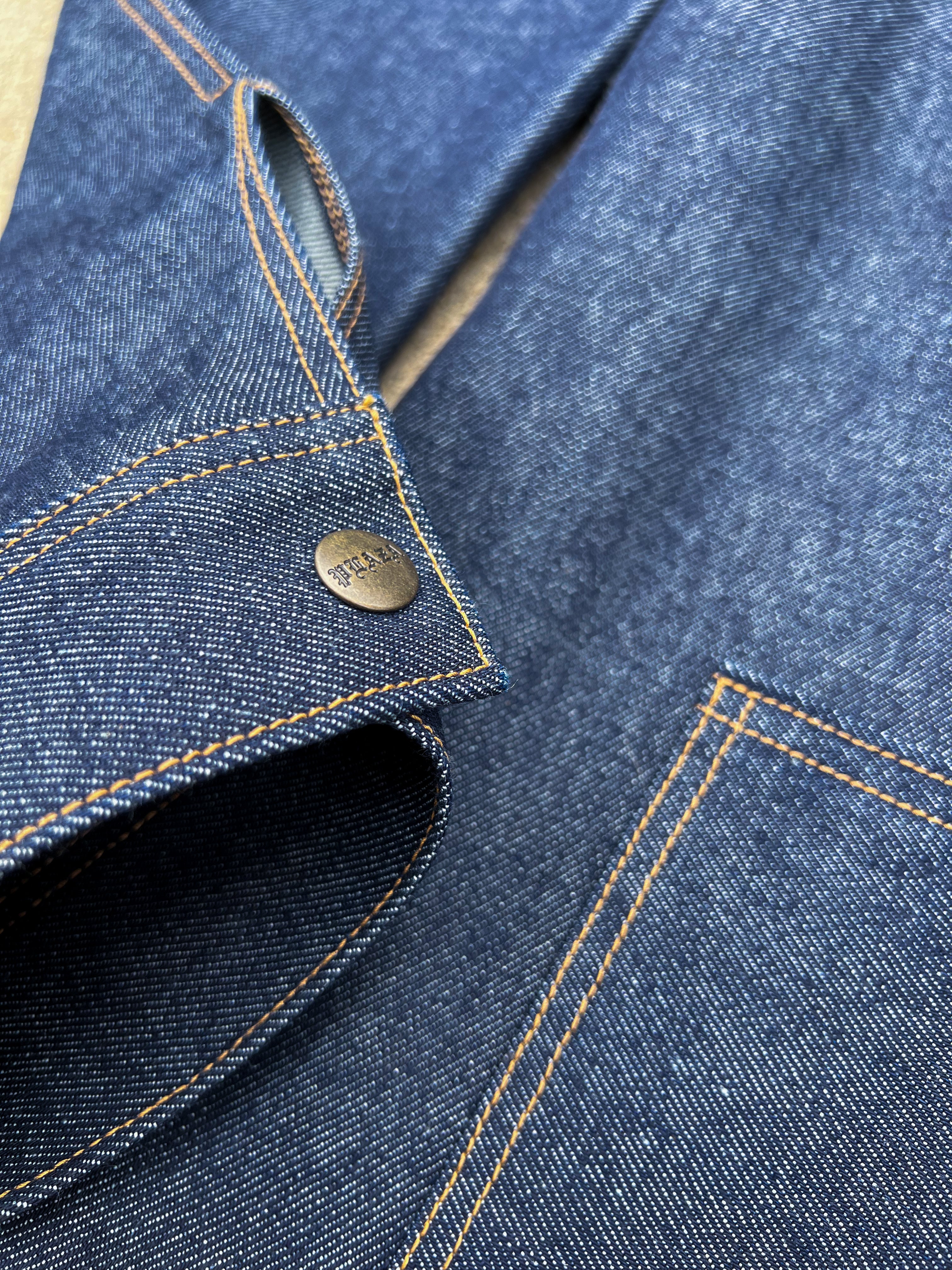 15oz Indigo Selvedge Denim Chore Jacket