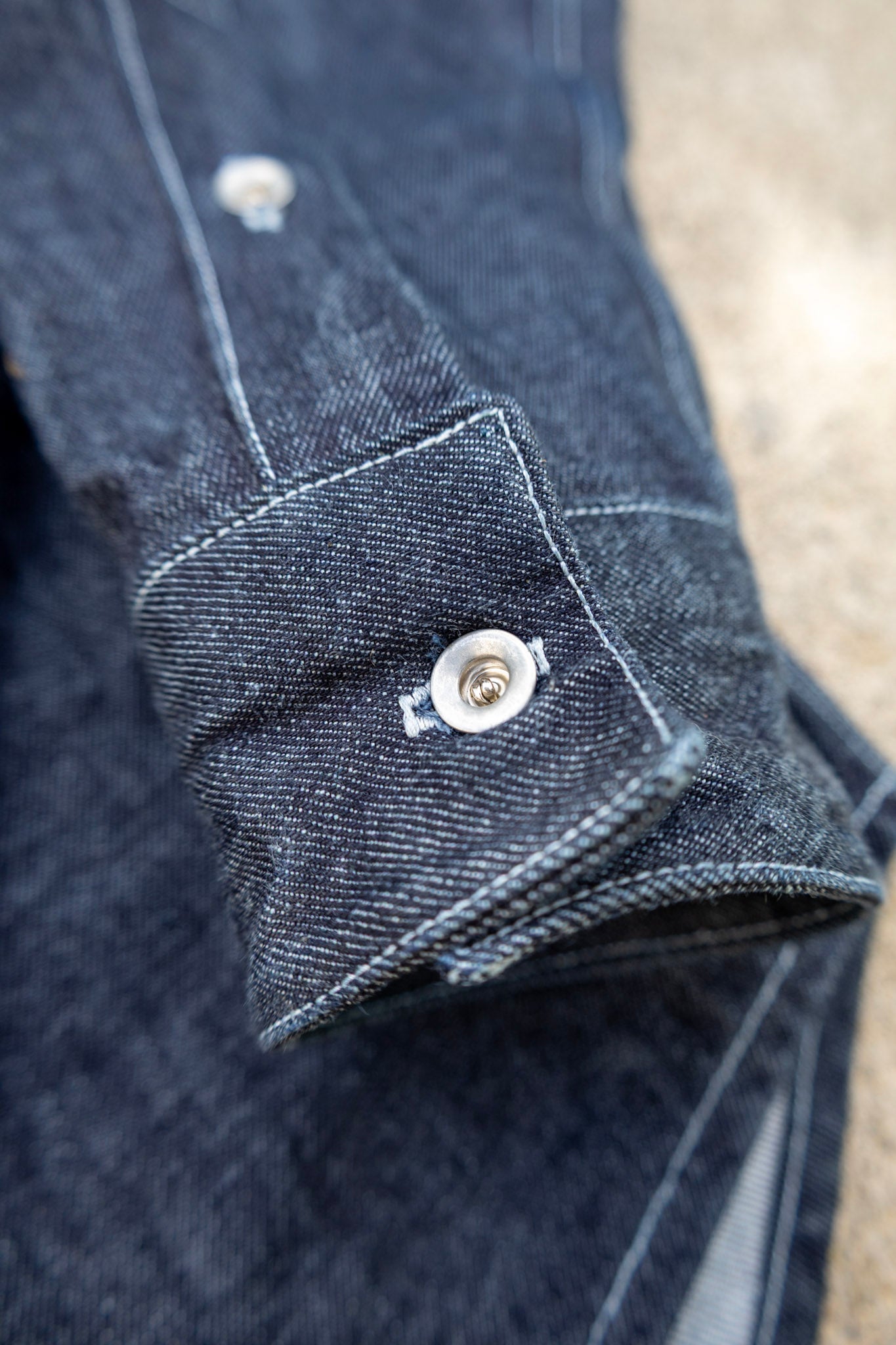 13.5oz Selvedge Indigo Surplus Shirt